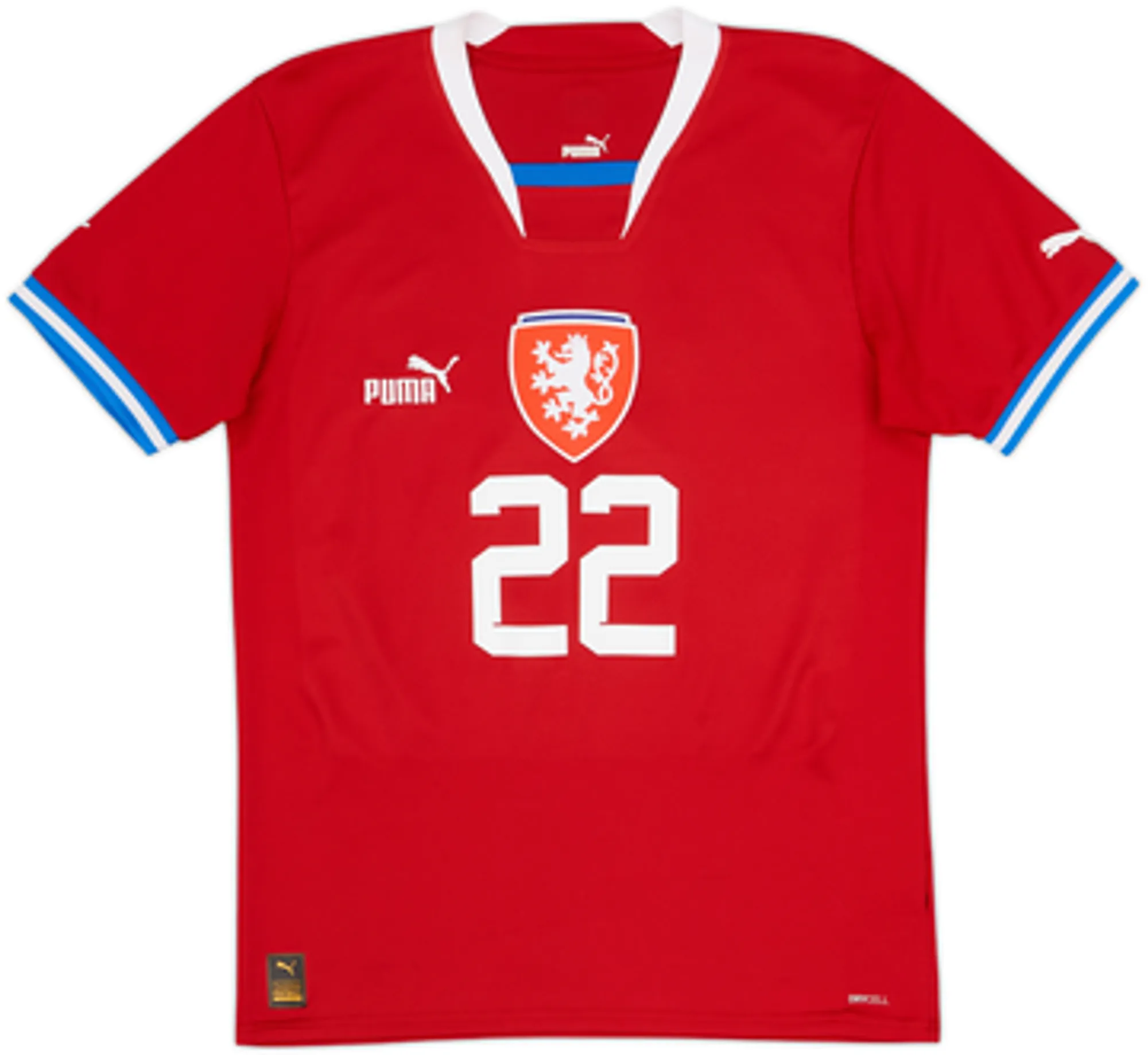 2022-23 Czech Republic Home Shirt Soucek #22 - 6/10 - (S)