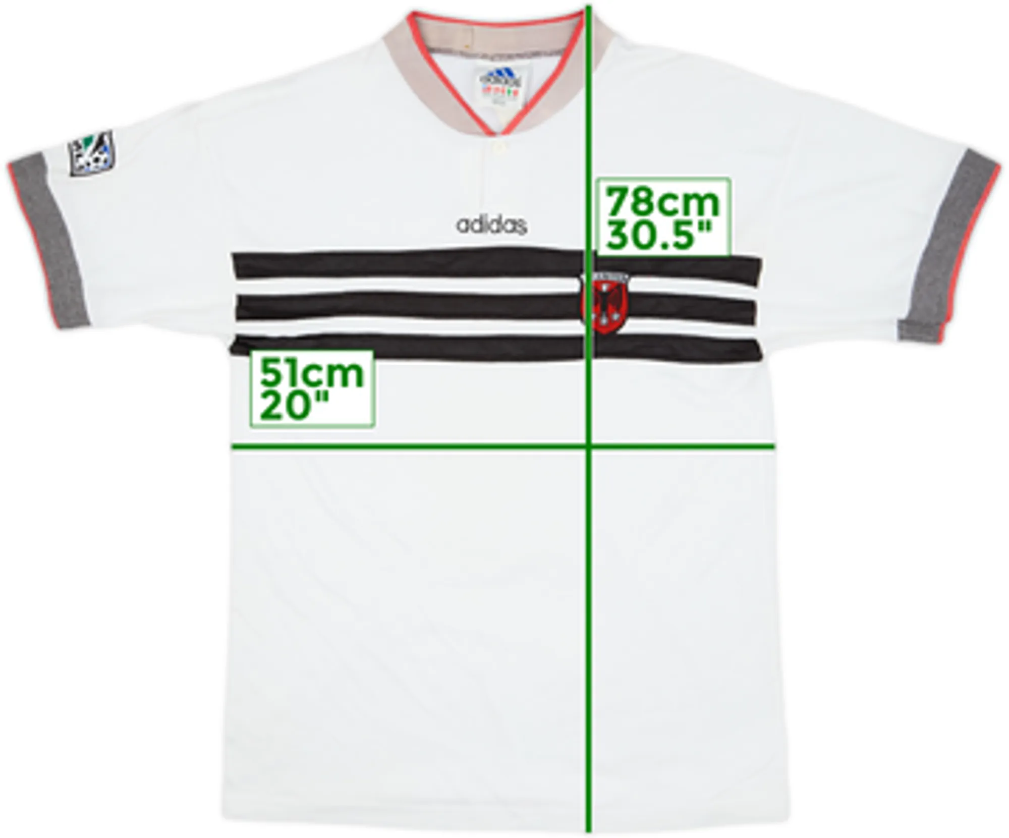 1996-98 DC United Away Shirt - 3/10 - (L)