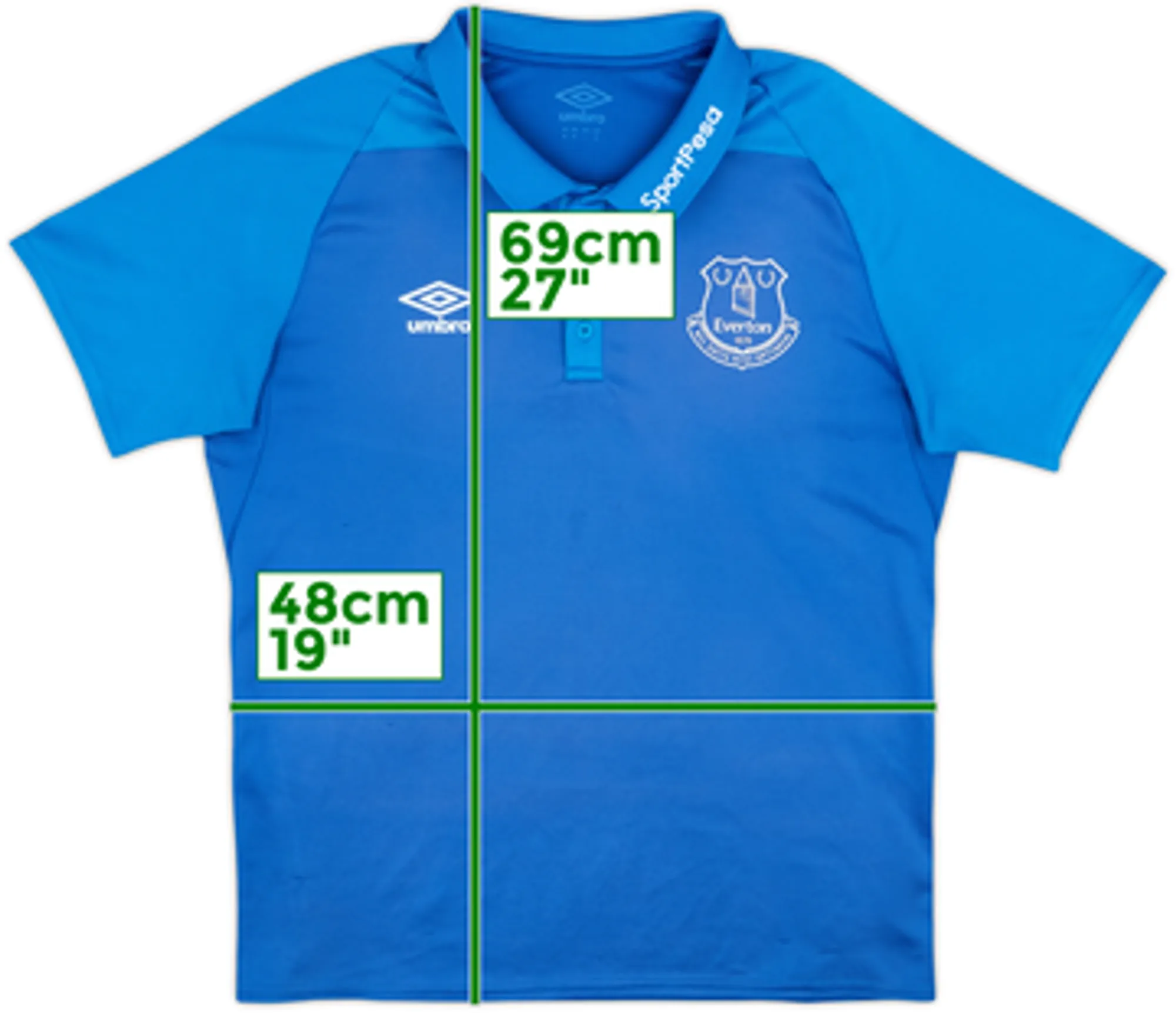 2017-18 Everton Umbro Polo Shirt - 6/10 - (M)