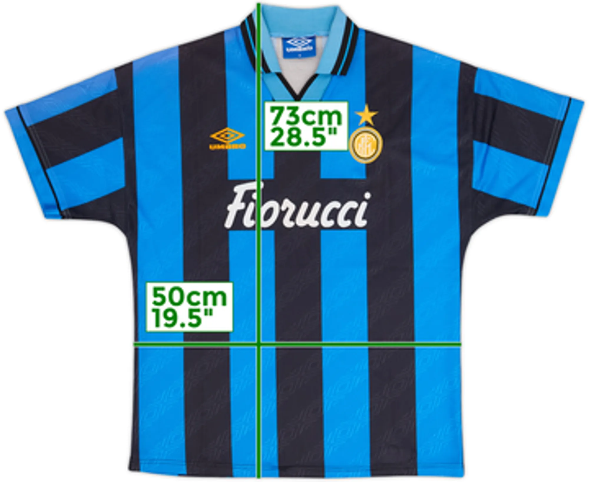 1994-95 Inter Milan Home Shirt - 7/10 - (M)