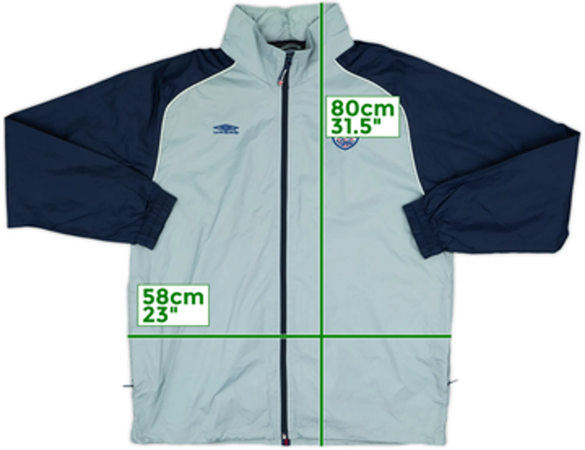 2002-03 England Umbro Hooded Rain Jacket - 10/10 - (M)