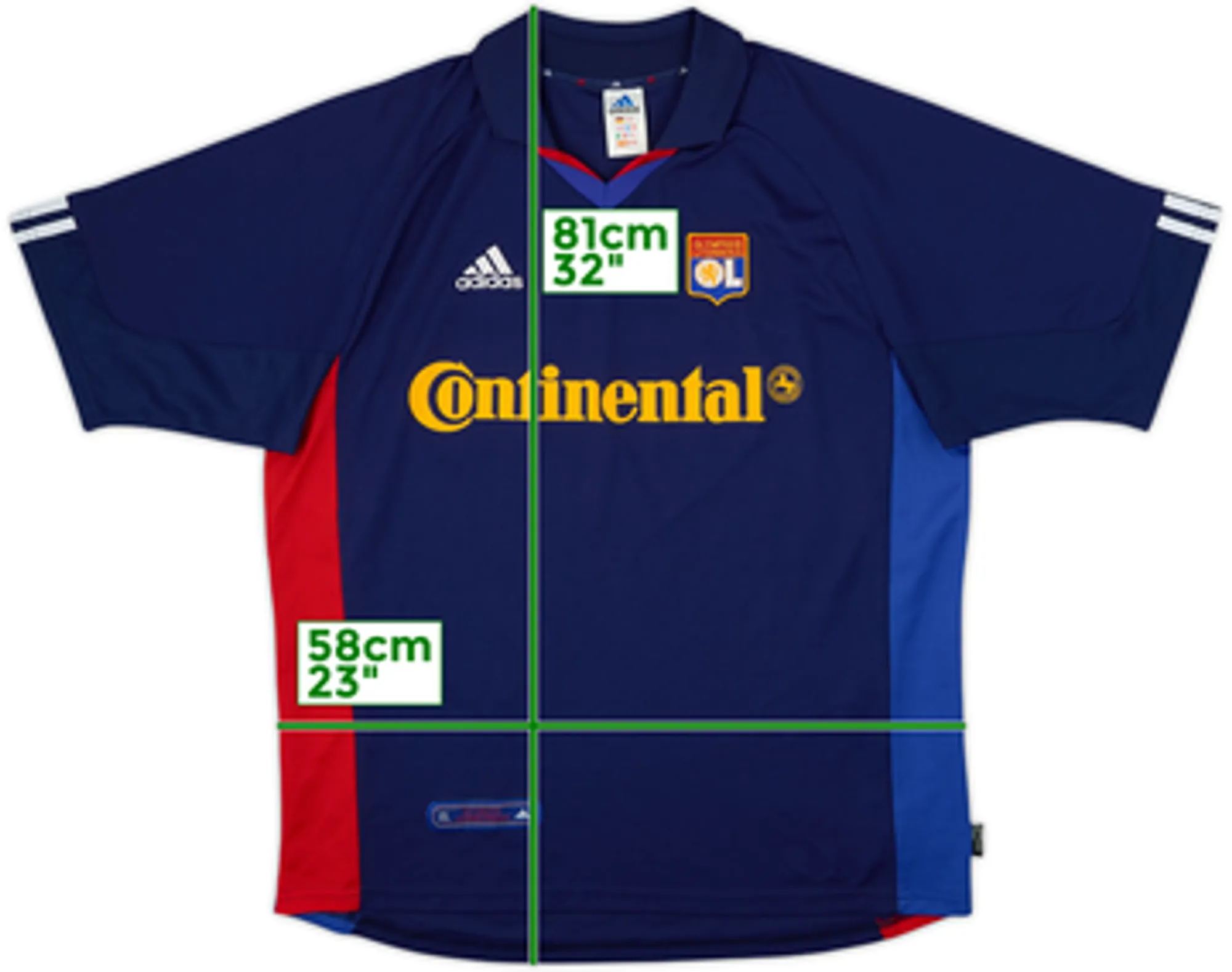 2001-02 Lyon Away Shirt - 8/10 - (L)