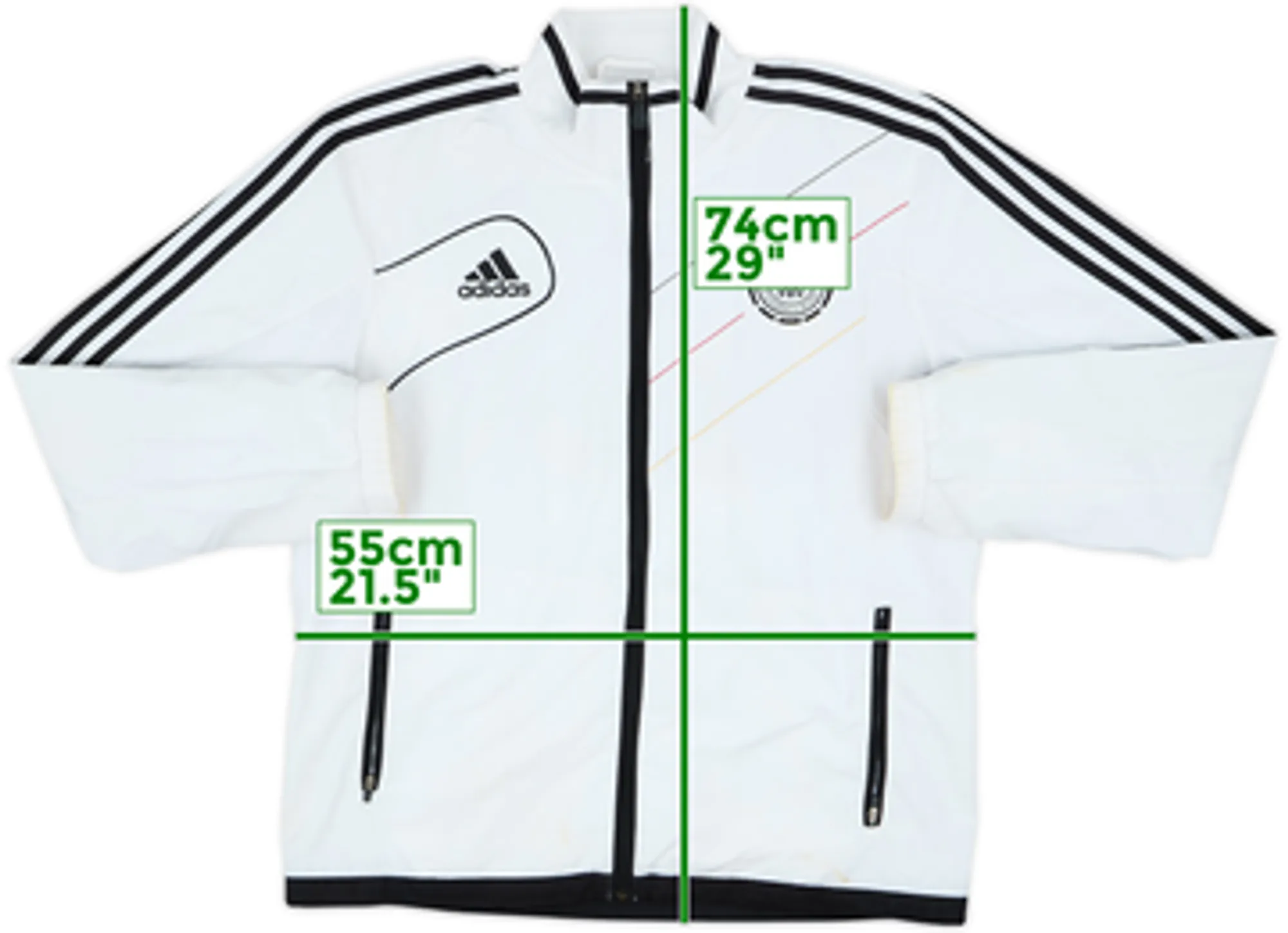 2012-13 Germany adidas Track Jacket - 5/10 - (M/L)