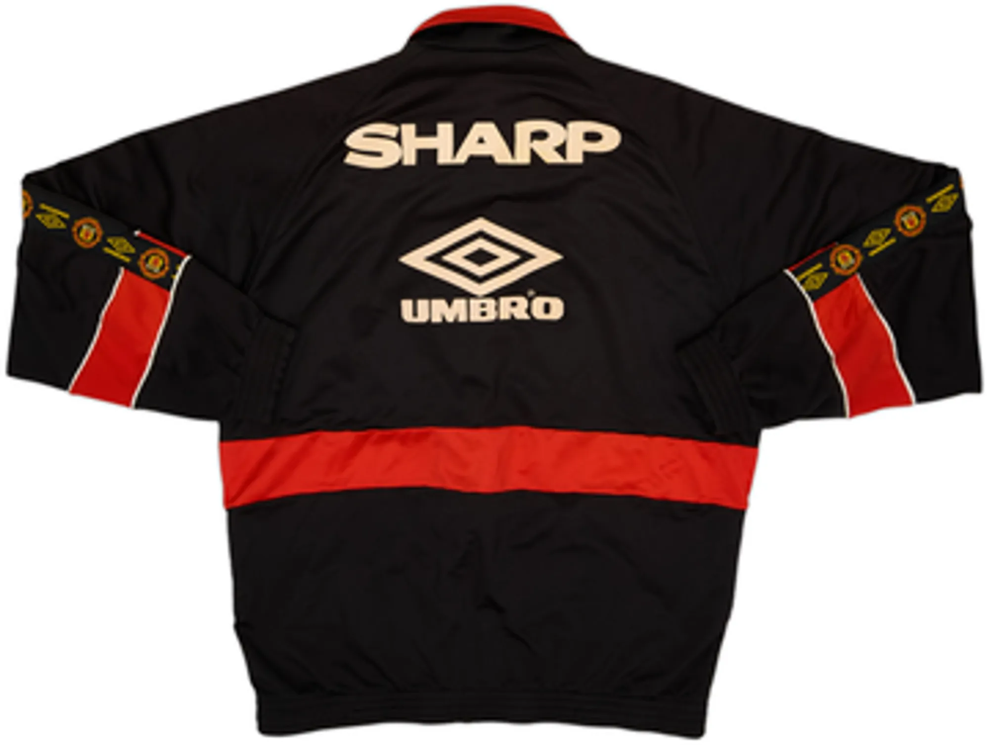 1995-96 Manchester United Umbro Track Jacket - 7/10 - (S)
