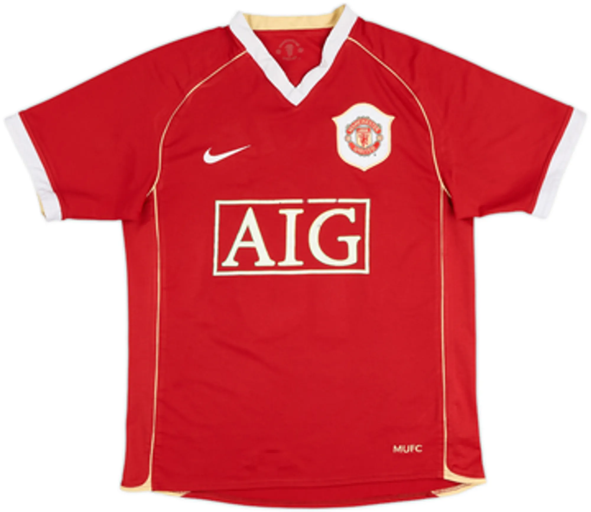 2006-07 Manchester United Home Shirt Scholes #18 - 6/10 - (S)