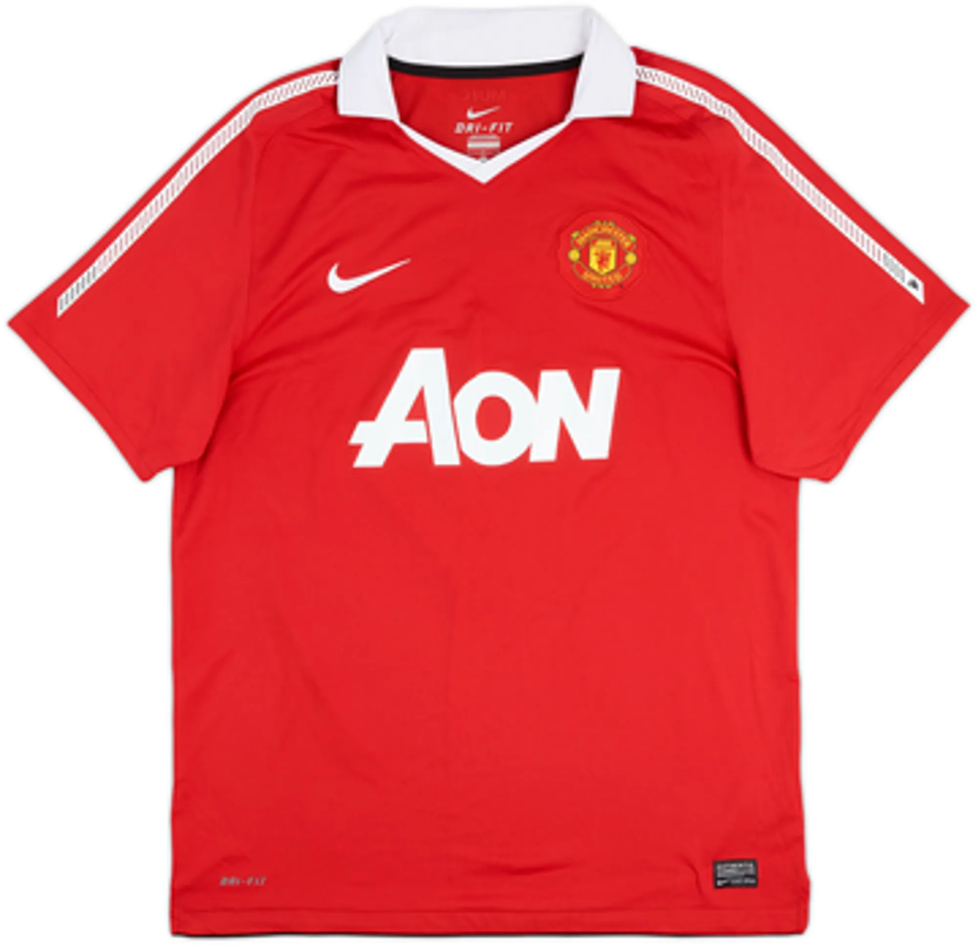 2010-11 Manchester United Home Shirt Carrick #16 - 6/10 - (S)