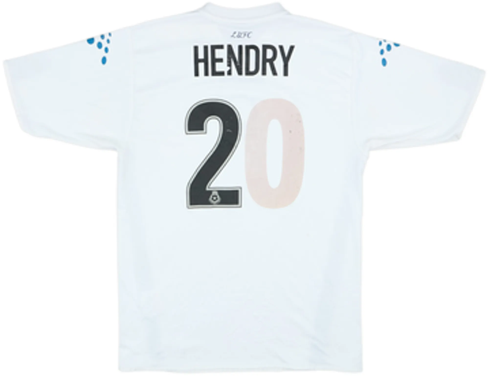 2004-05 Leeds United Home Shirt Hendry #20 - 4/10 - (M)