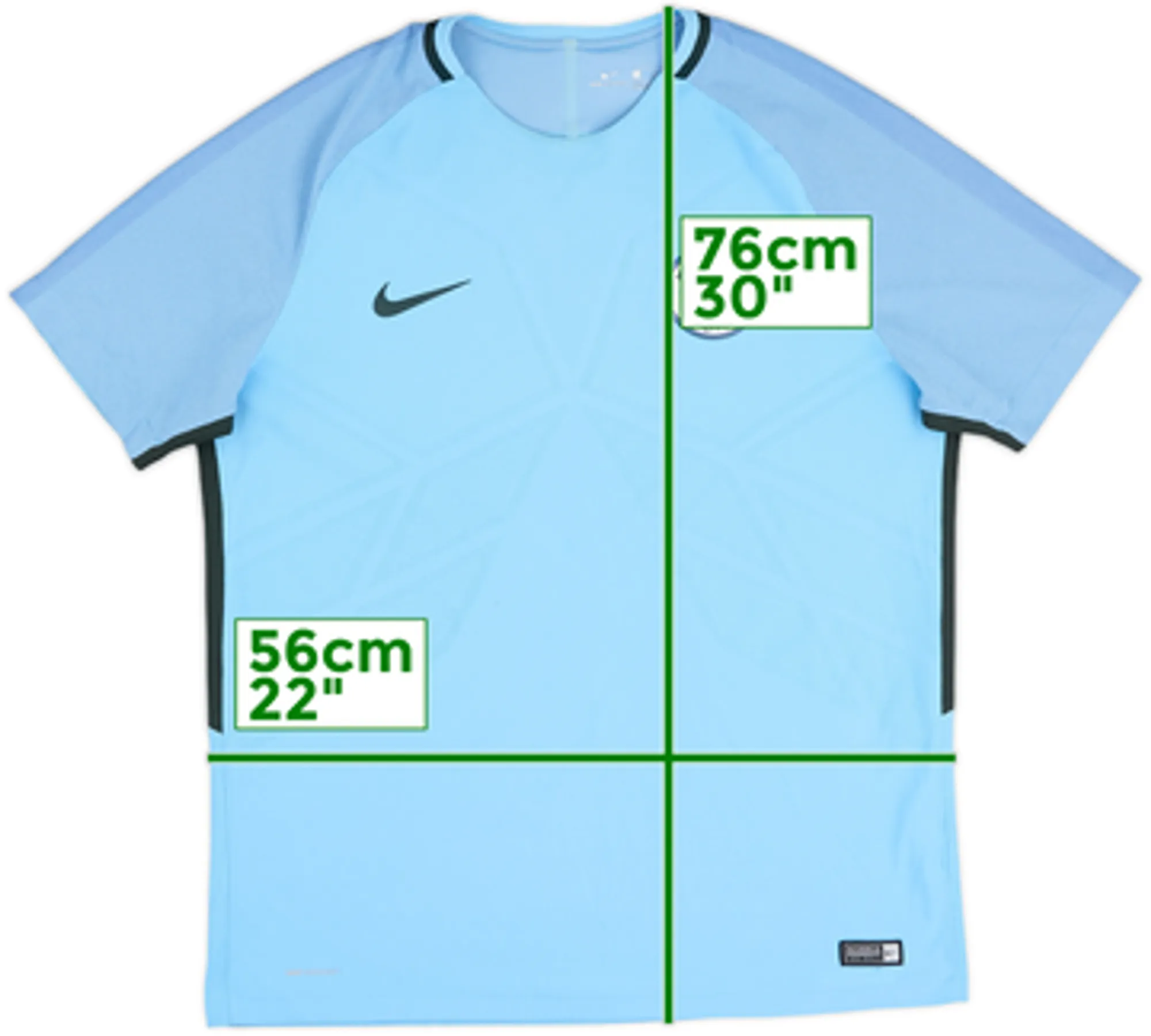 2017-18 Manchester City Nike Aeroswift Training Shirt - 6/10 - (XL)