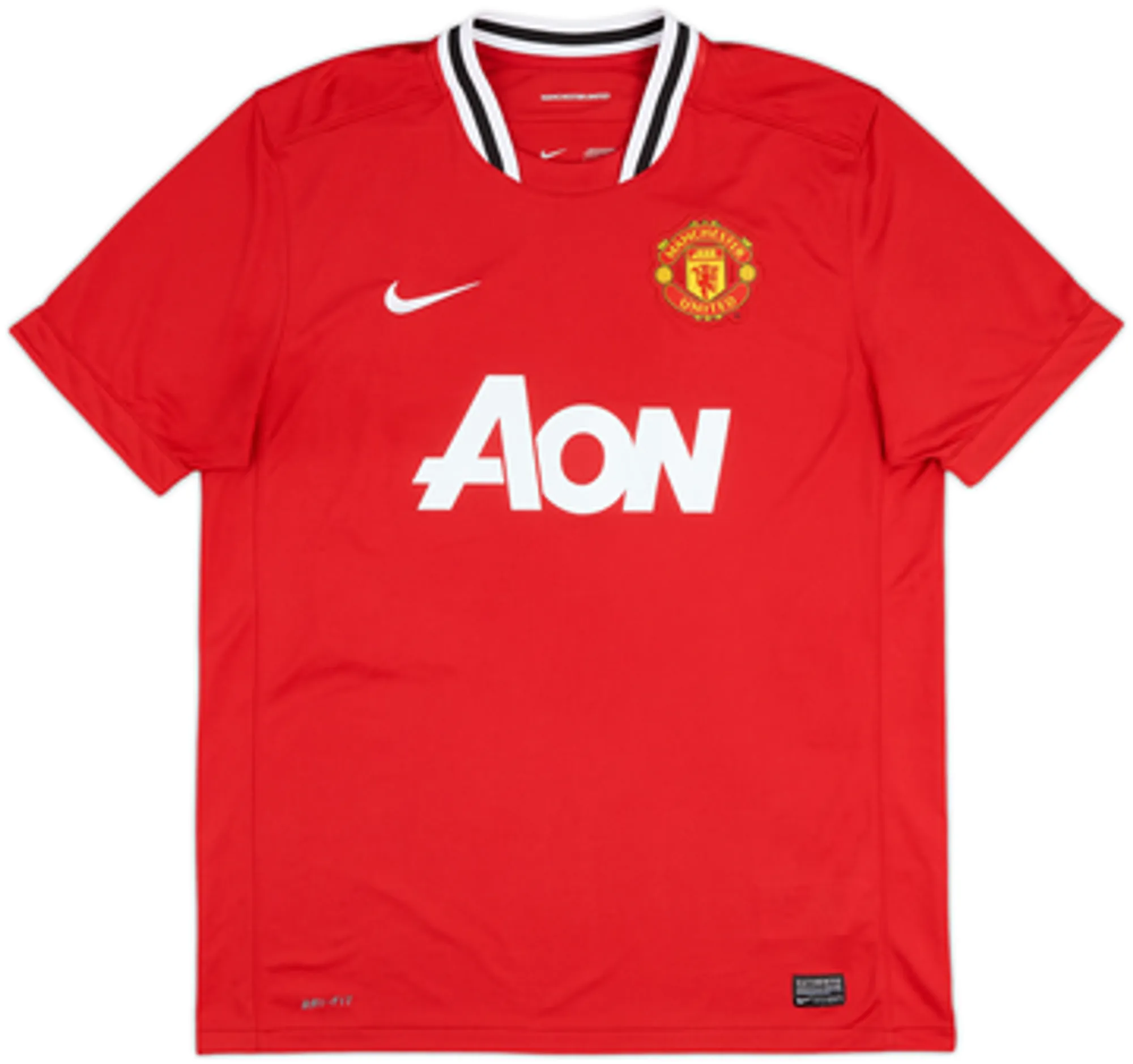 2011-12 Manchester United Home Shirt Carrick #16 - 8/10 - (S)