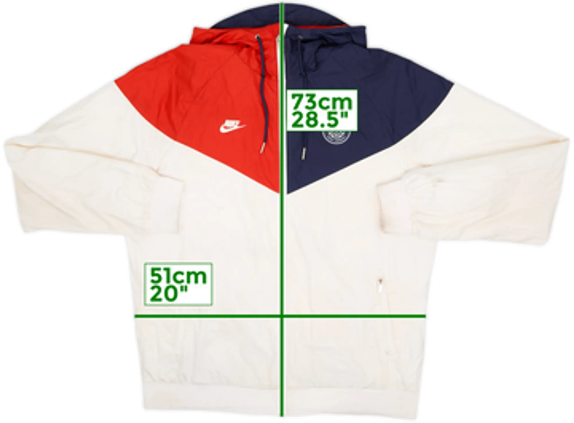 2019-20 Paris Saint-Germain Nike Hooded Rain Jacket - 5/10 - (M)