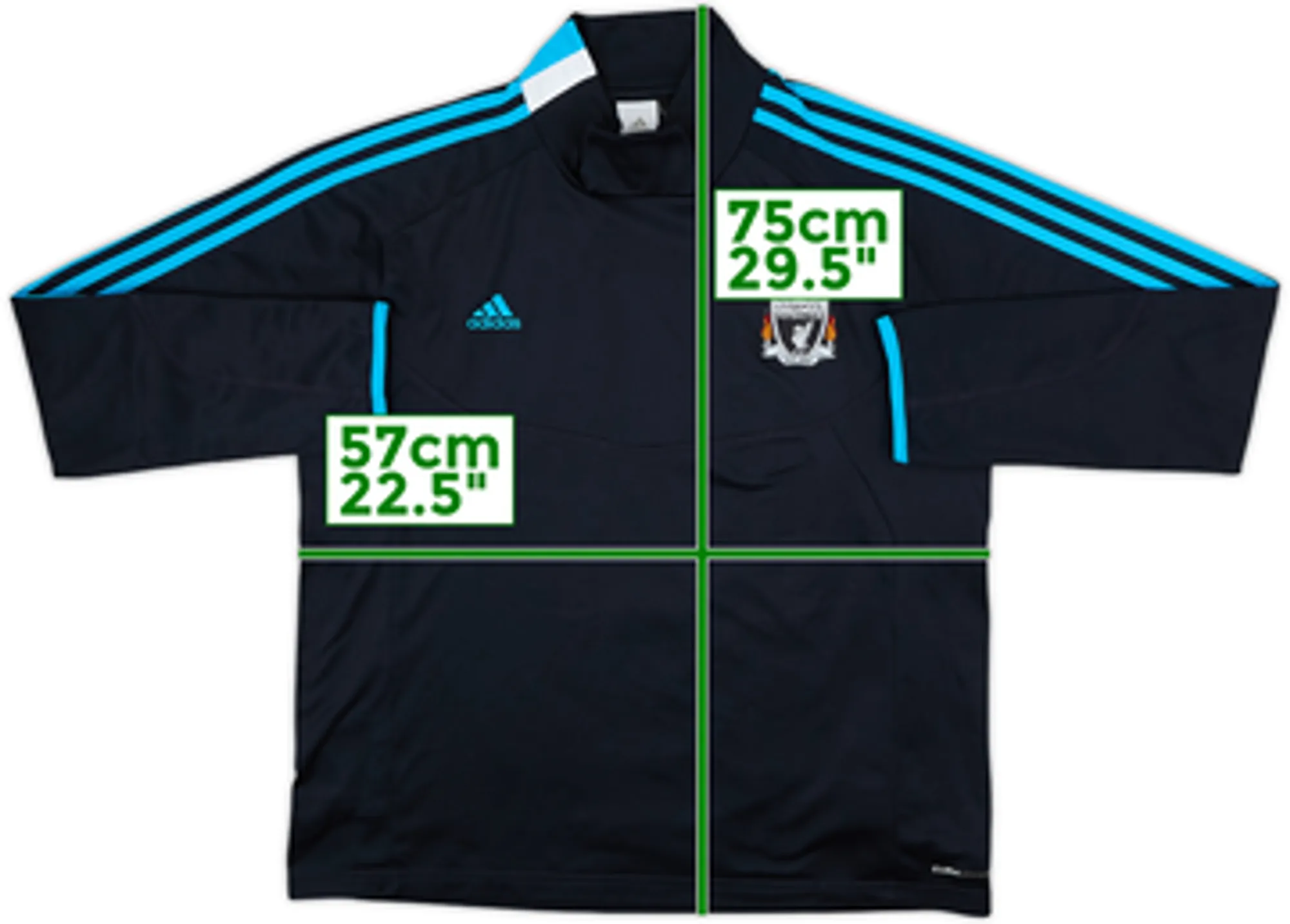 2011-12 Liverpool adidas Drill Top - 8/10 - (L/XL)
