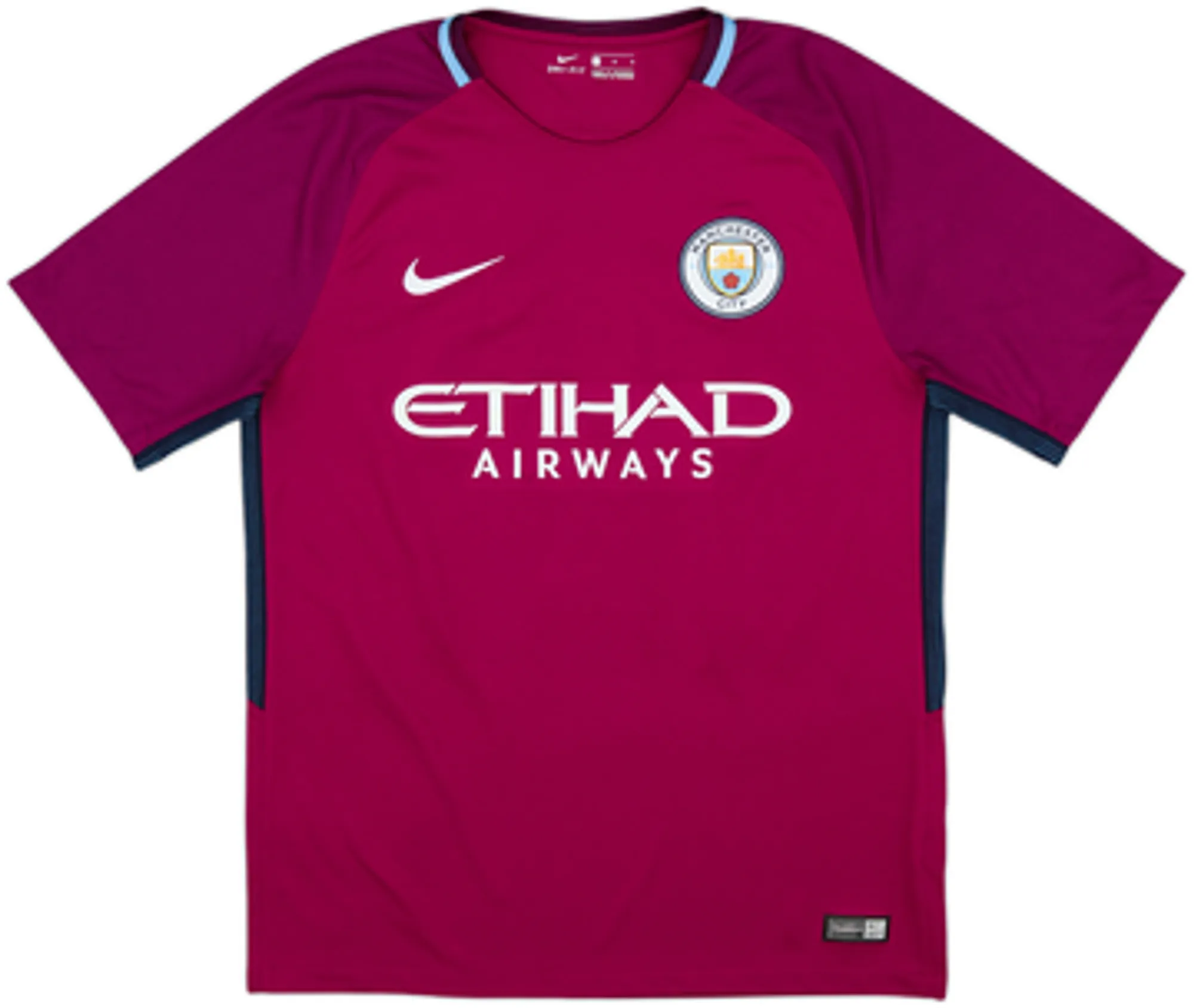 2017-18 Manchester City Away Shirt Kun Aguero #10 - 7/10 - (M)