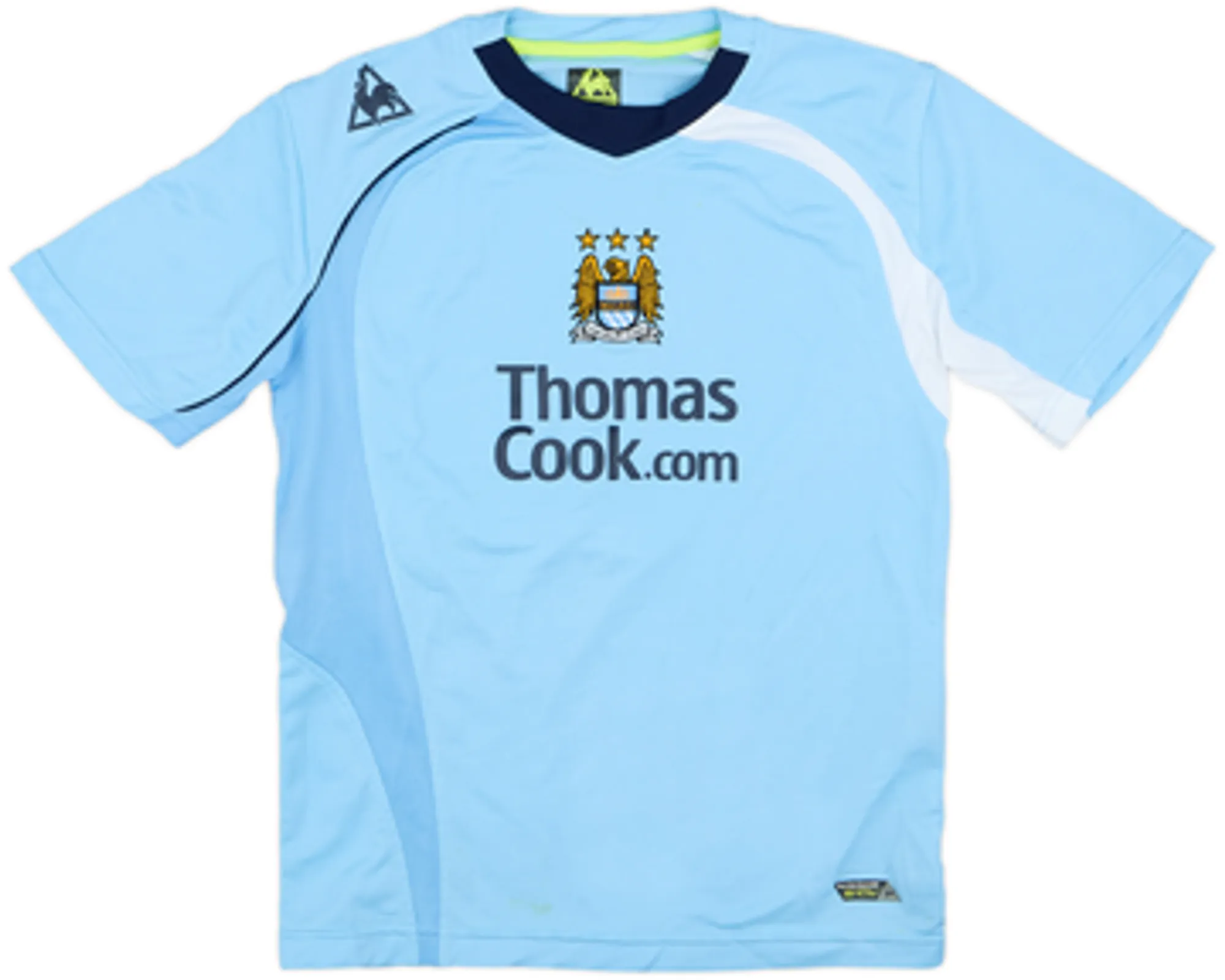 2008-09 Manchester City Home Shirt Jo #14 - 5/10 - (XL.Boys)