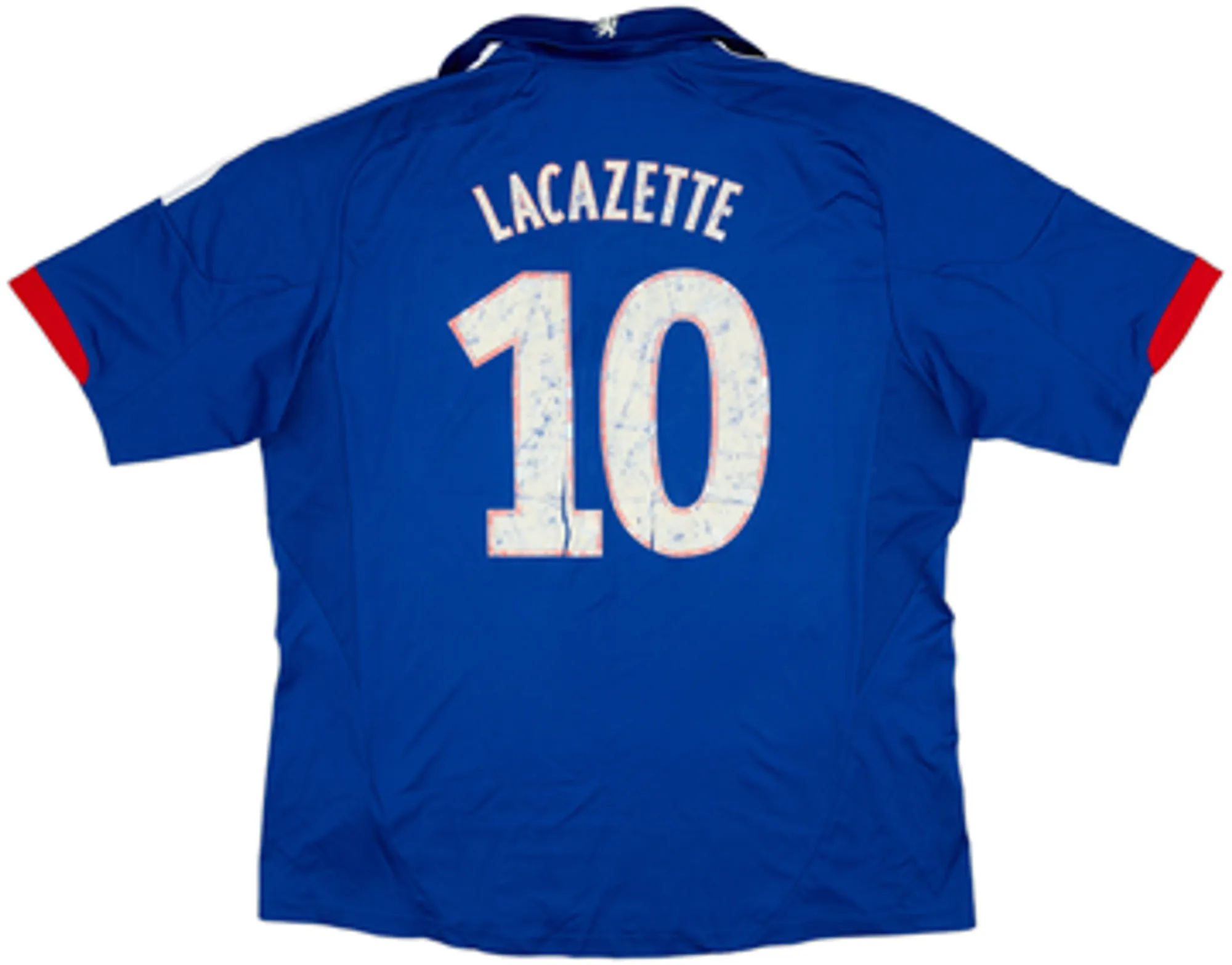 2012-13 Lyon Away Shirt Lacazette #10 - 4/10 - (XL)