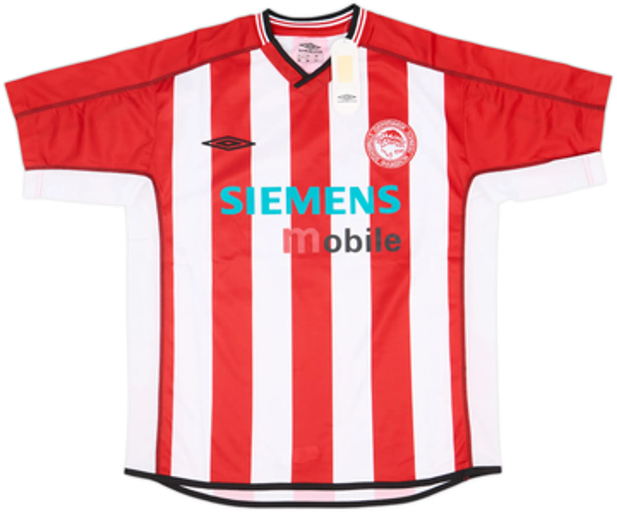 2002-03 Olympiakos Home Shirt Choutos #9 (S)