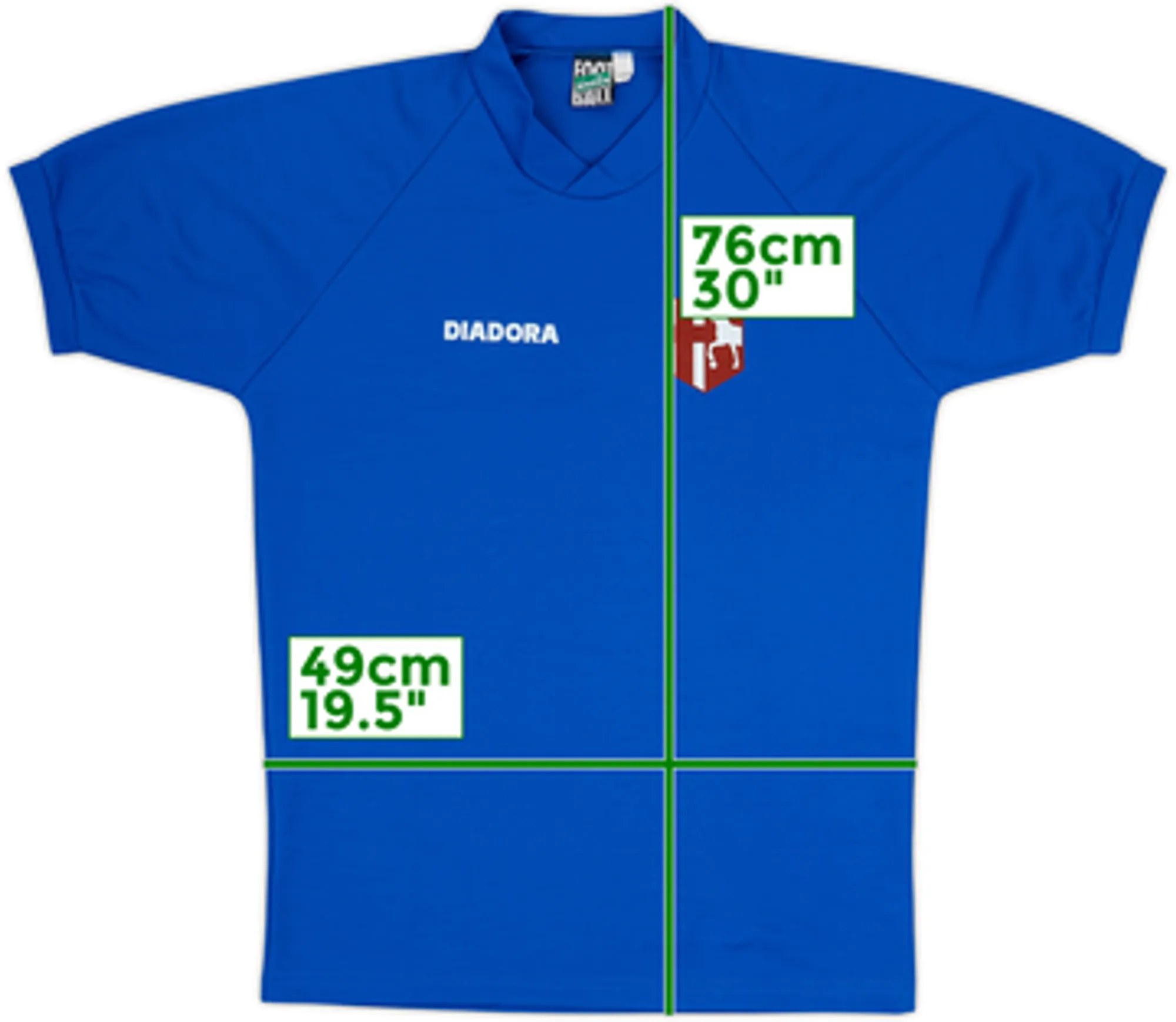 1996-97 Padova Diadora Training Shirt - 10/10 - (3XL)