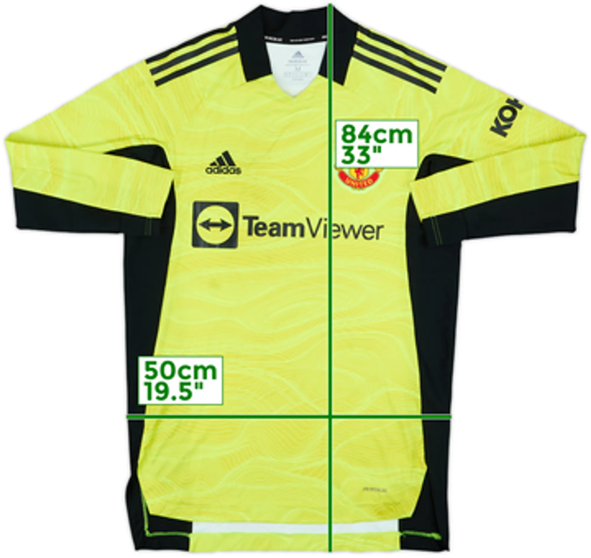 2021-22 Manchester United GK Shirt - 8/10 - (L.Boys)