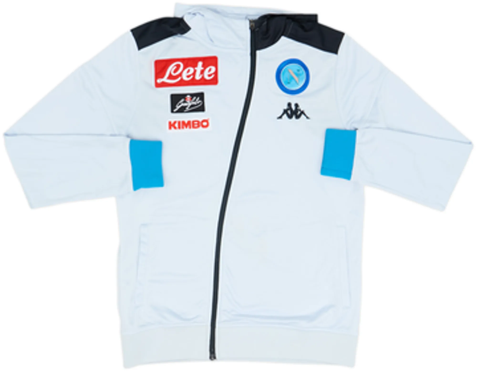 2018-19 Napoli Kappa Hooded Tracksuit - 4/10 - (M)