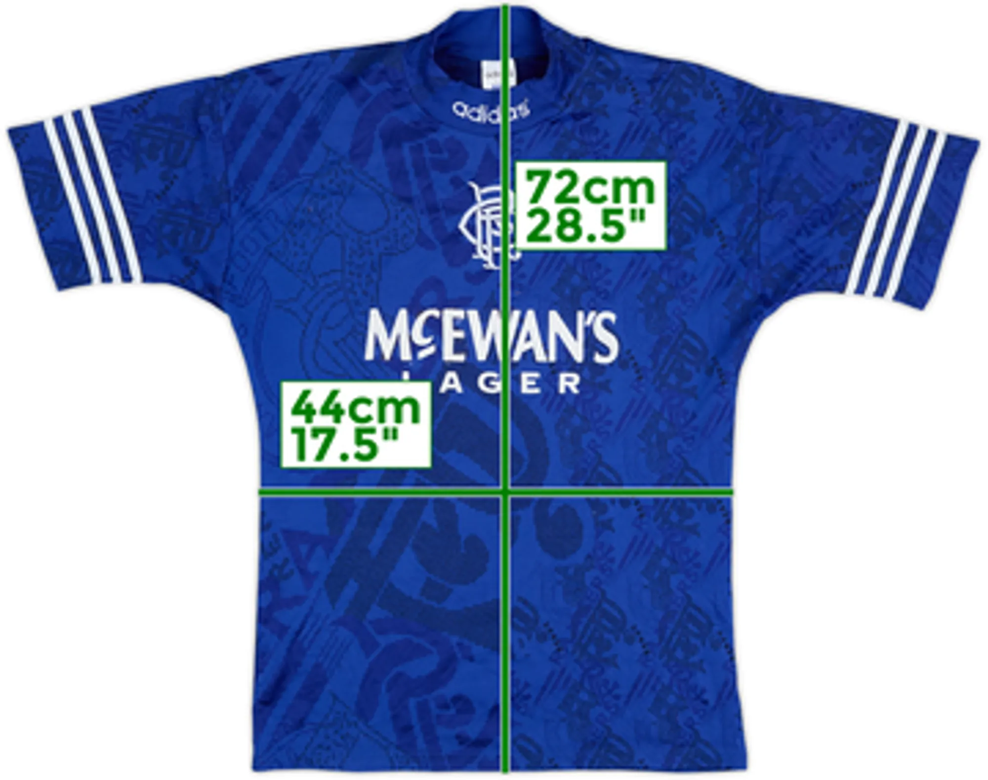 1994-96 Rangers Home Shirt - 5/10 - (XS)