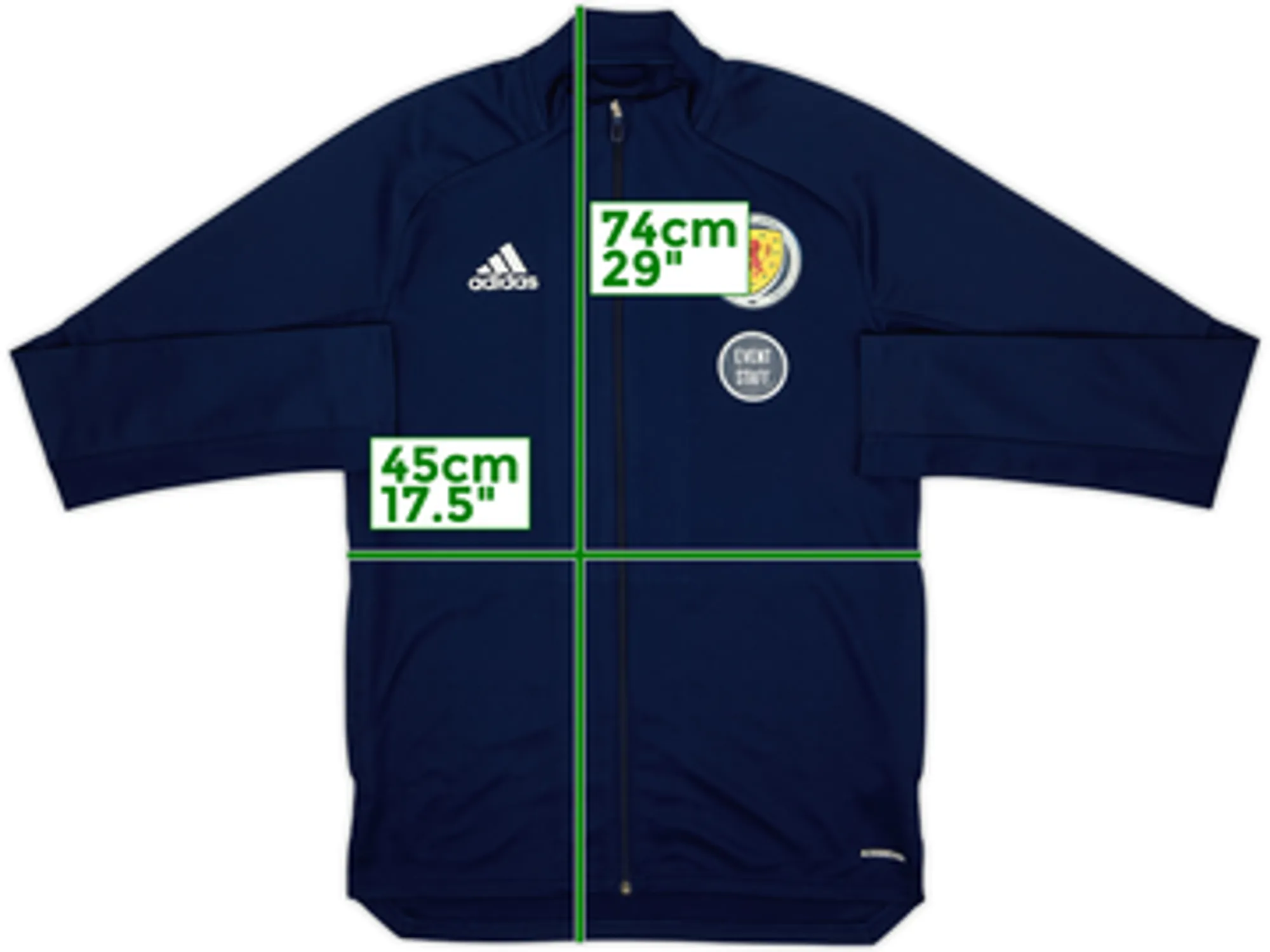 2019-20 Scotland adidas 'Event Staff' Track Jacket - 10/10 - (S)