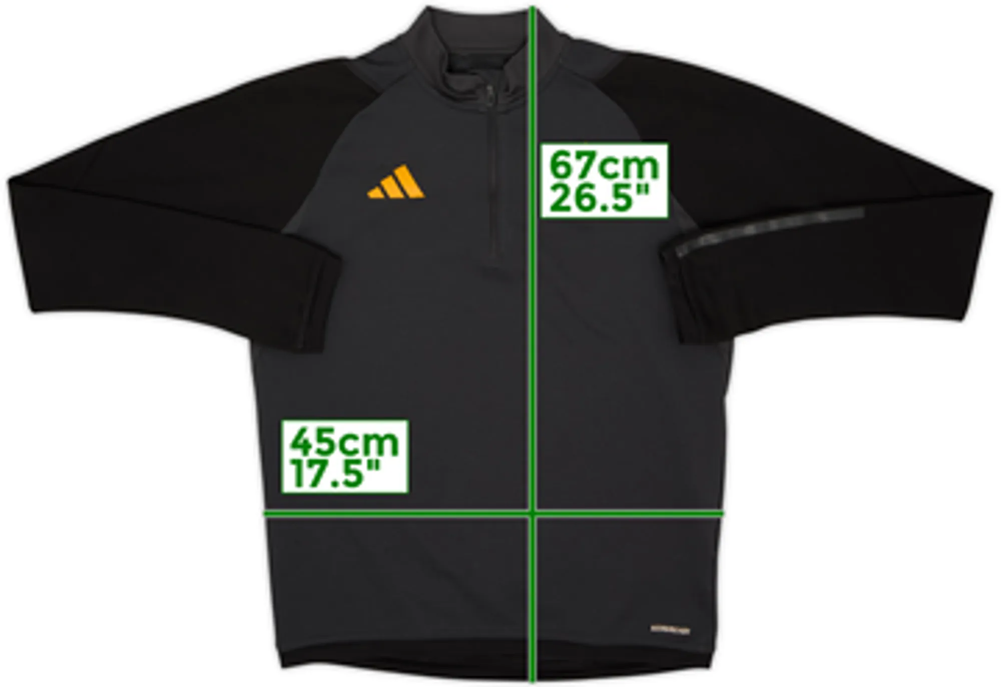 2023-24 Real Madrid adidas 1/4 Zip Drill Top - 8/10 - (S)