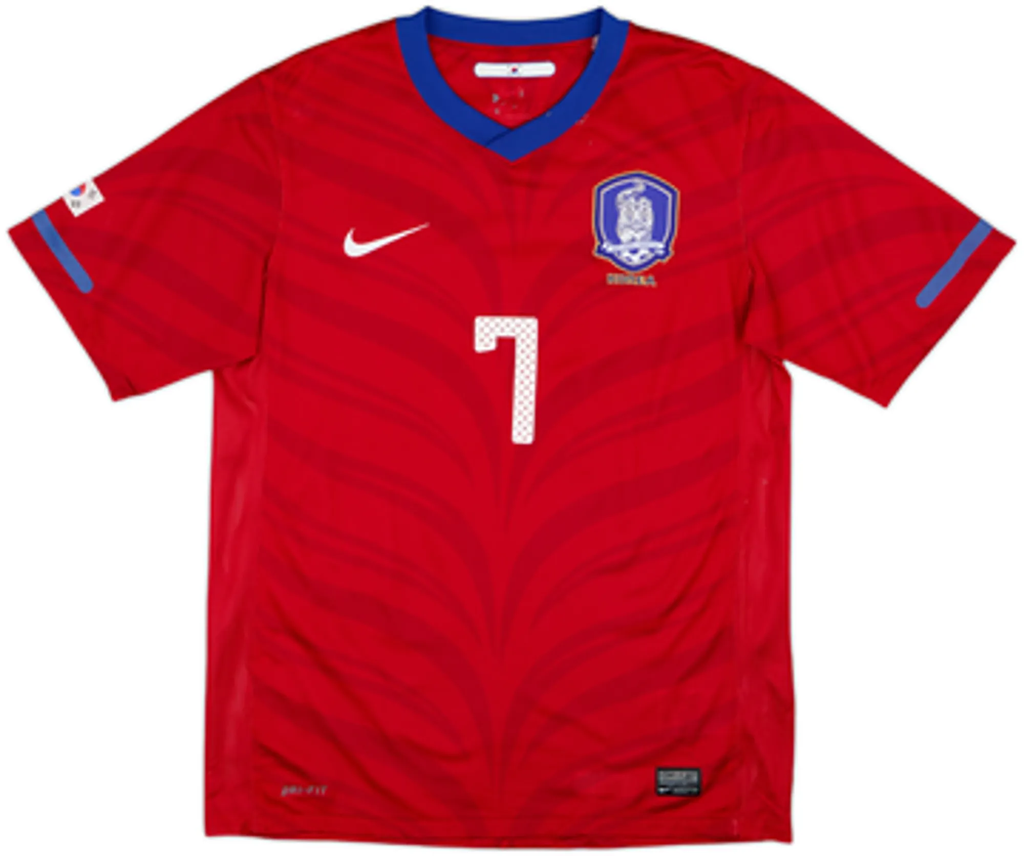2010-12 South Korea Home Shirt Jisung #7 - 6/10 - (M)