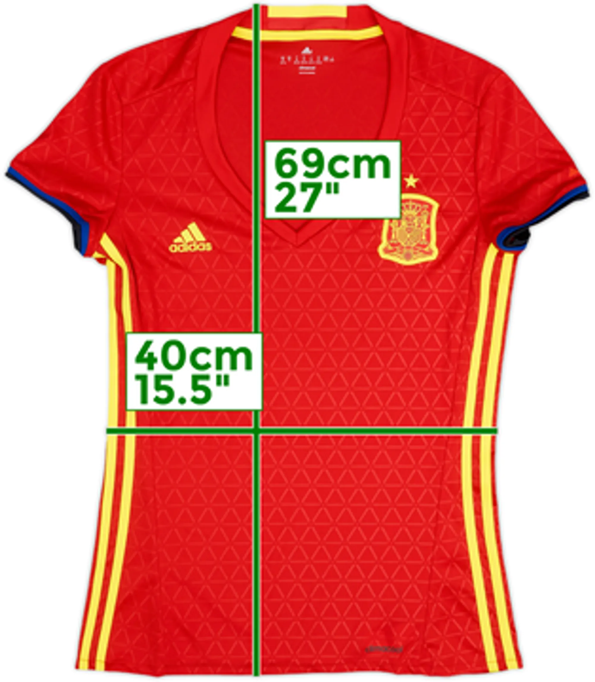 2016-17 Spain Home Shirt - 10/10 - (Women's M)