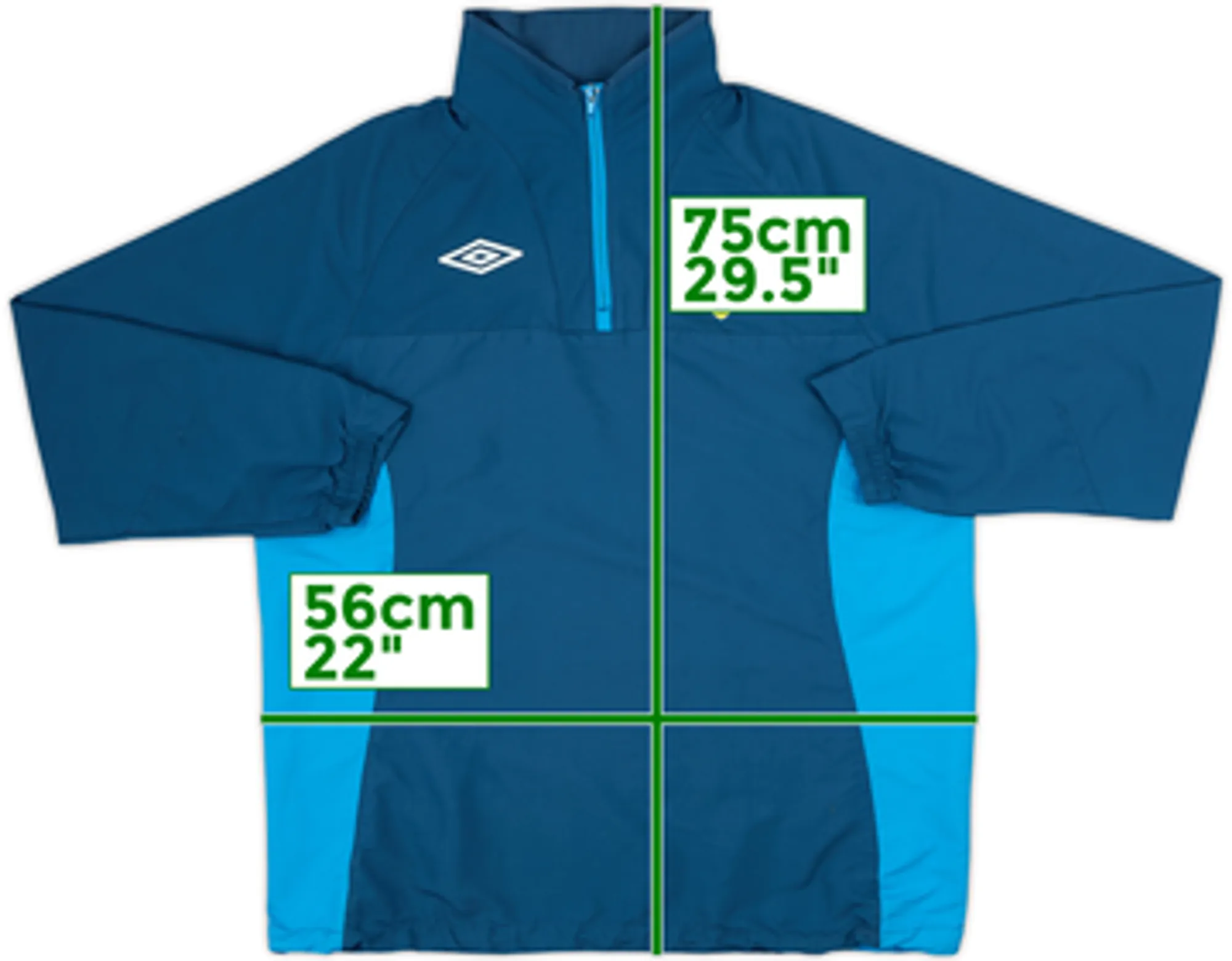 2008-10 Sweden Umbro 1/4 Zip Drill Top - 7/10 - (M)