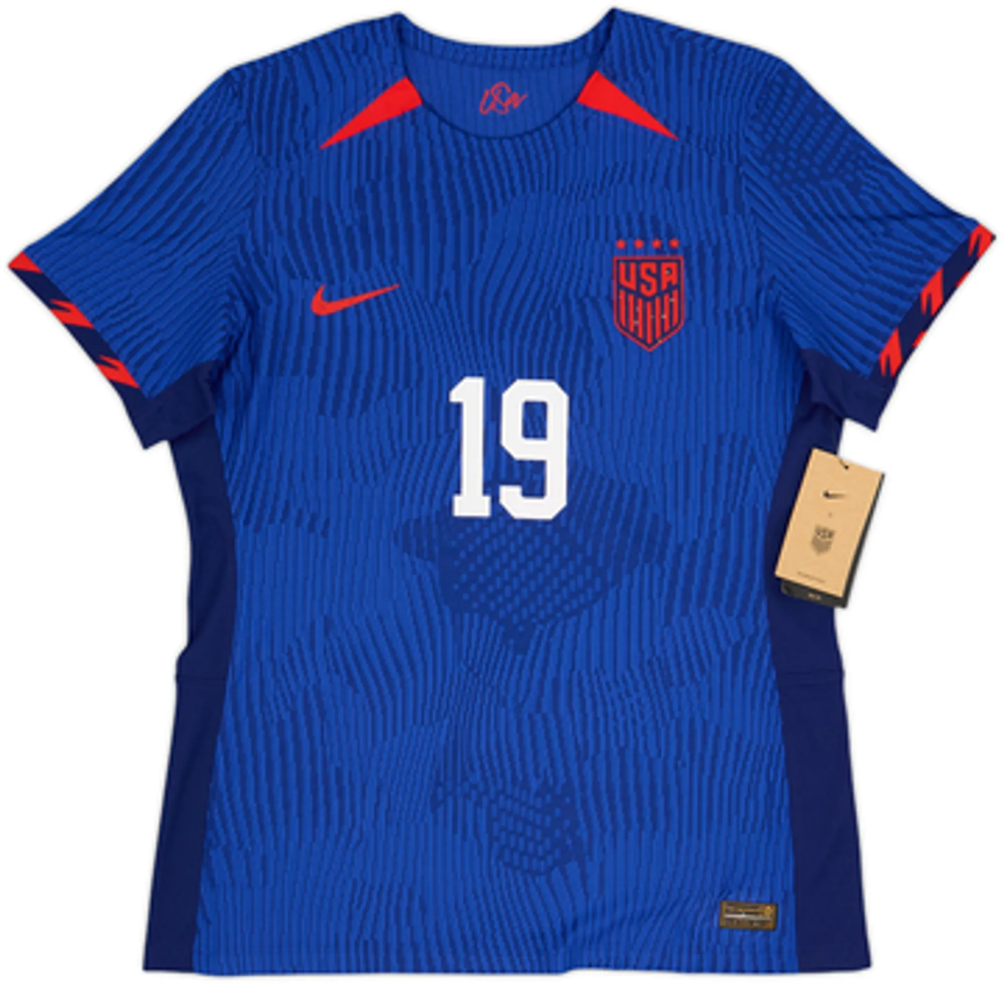2023-24 USA Women Authentic Away Shirt Dunn #19 (Women's L)