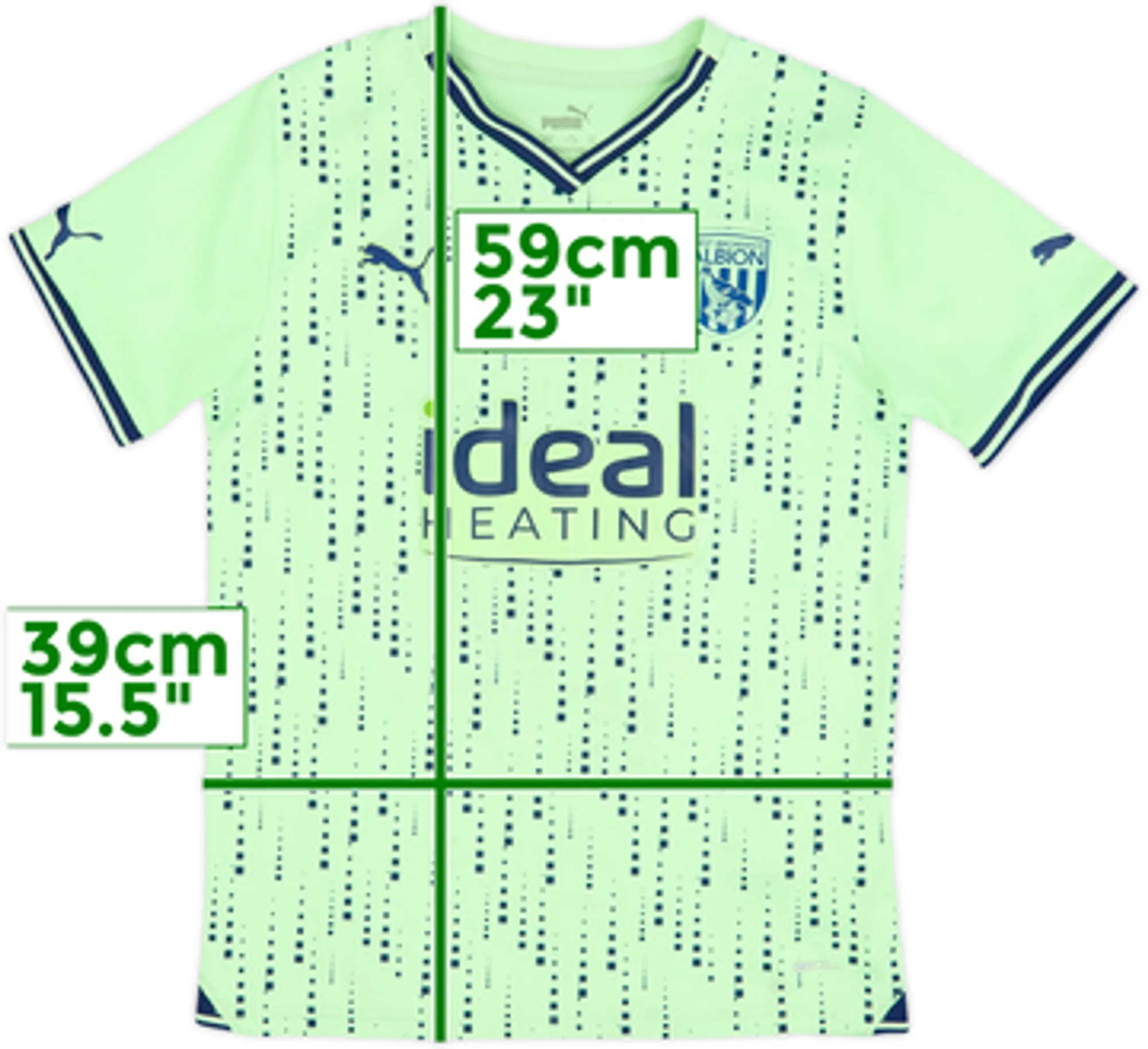 2023-24 West Brom Away Shirt - 6/10 - (M.Boys)