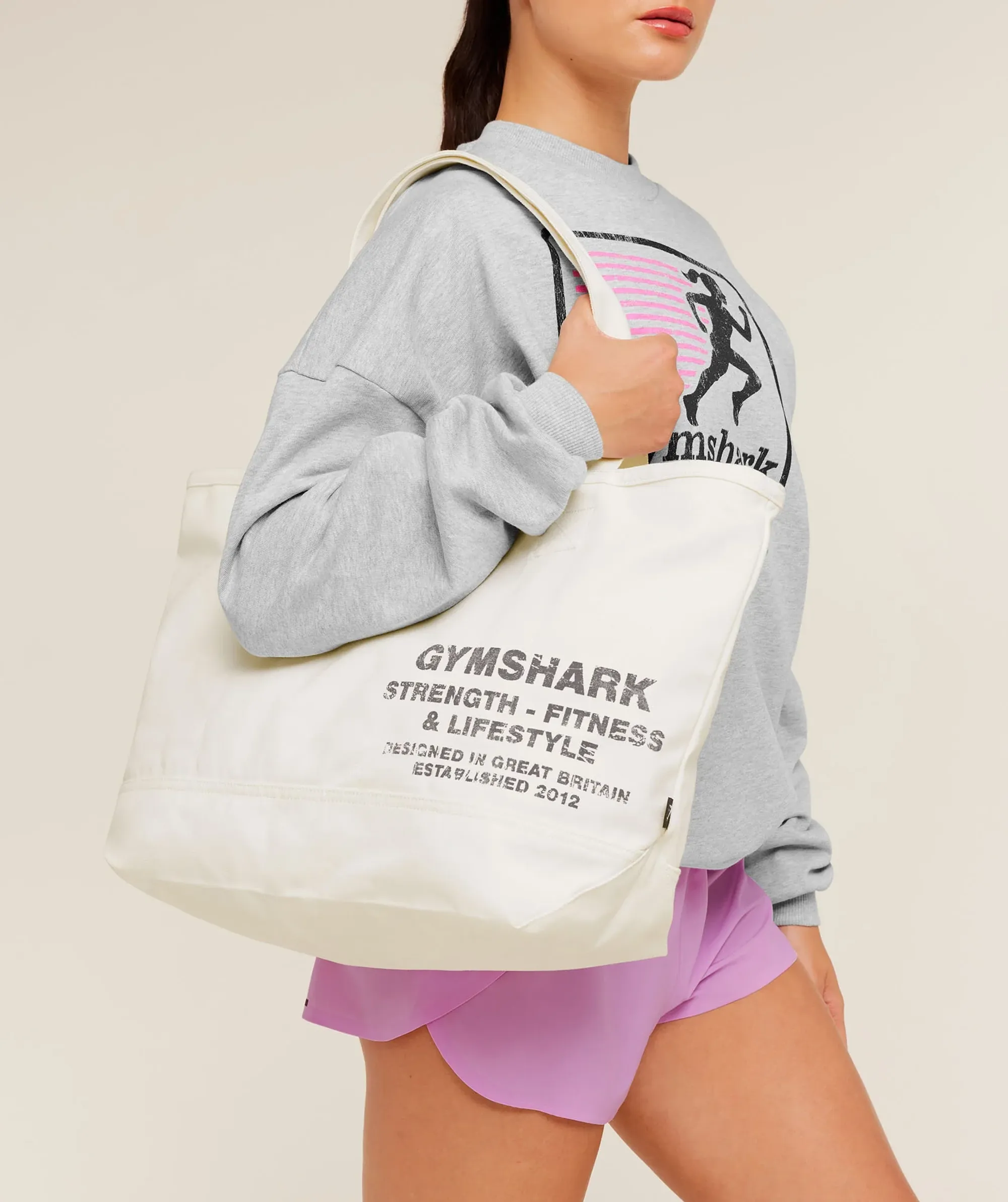 Gymshark Strength Tote - GS Soft White