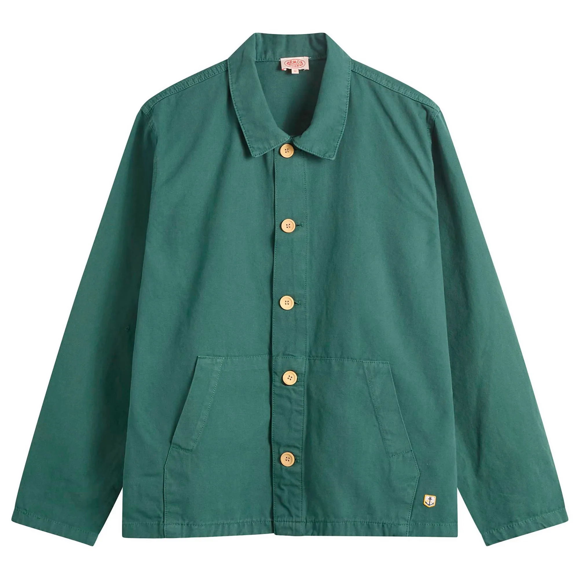 Armor-Lux Men's Fisherman Chore Jacket Dark Ivy