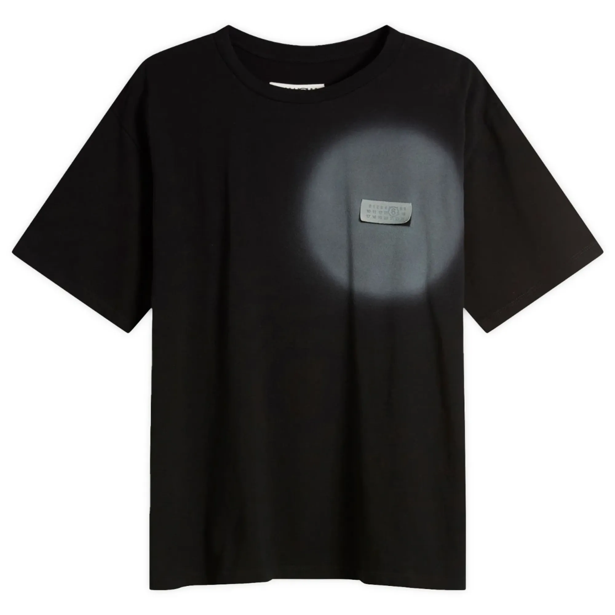MM6 Maison Margiela Men's Spray Graphic T-Shirt Black