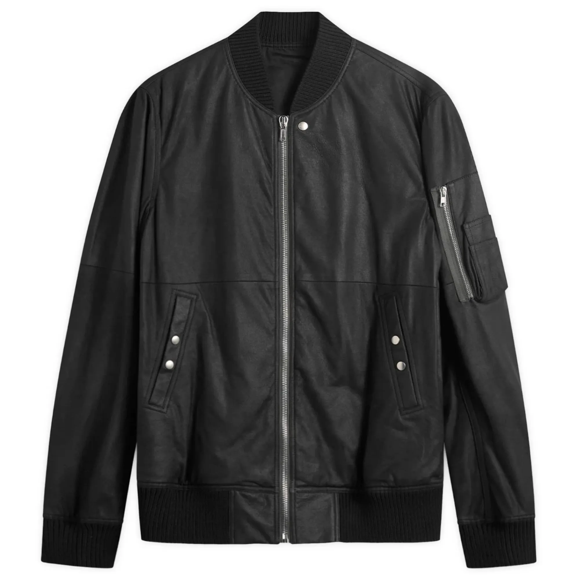 Rick Owens Men's Classic Bomber Jacket Black