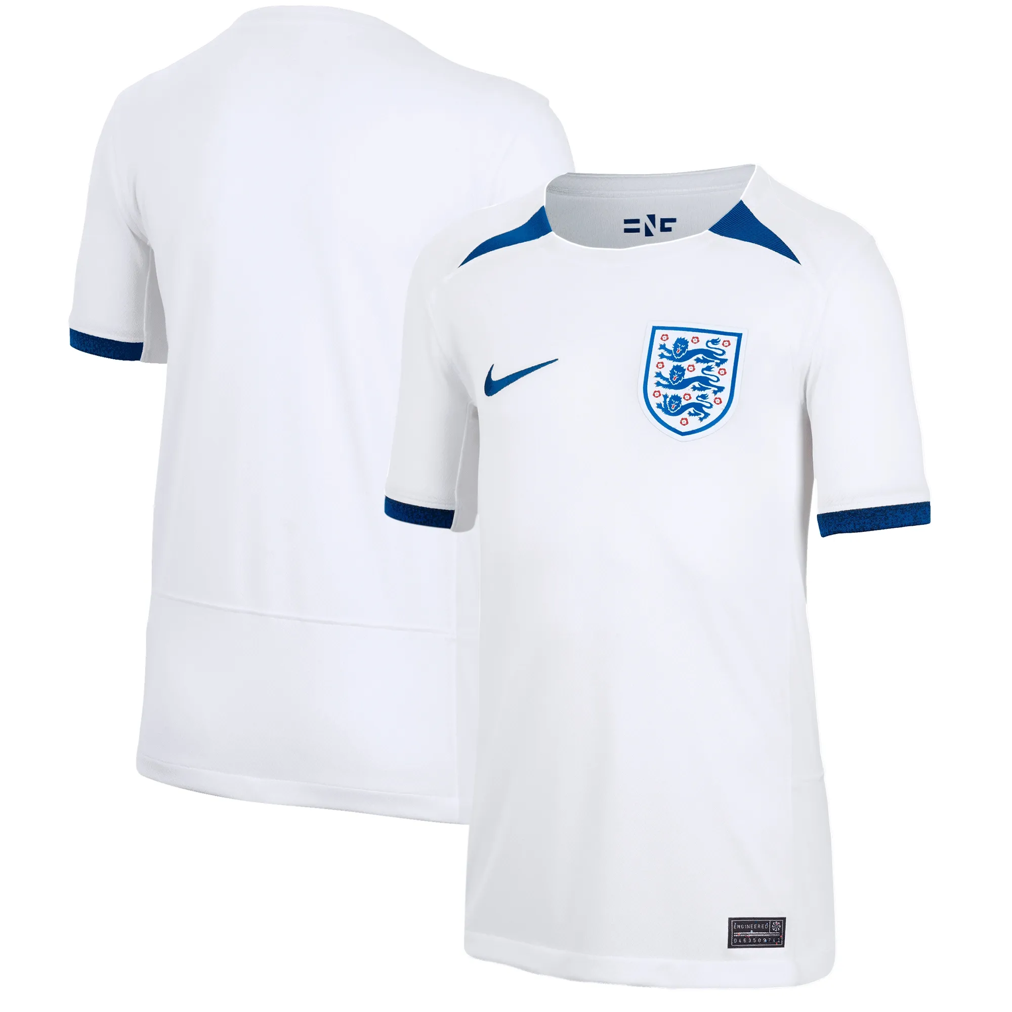England Women's Nike Home Stadium Shirt 2023 - Kids