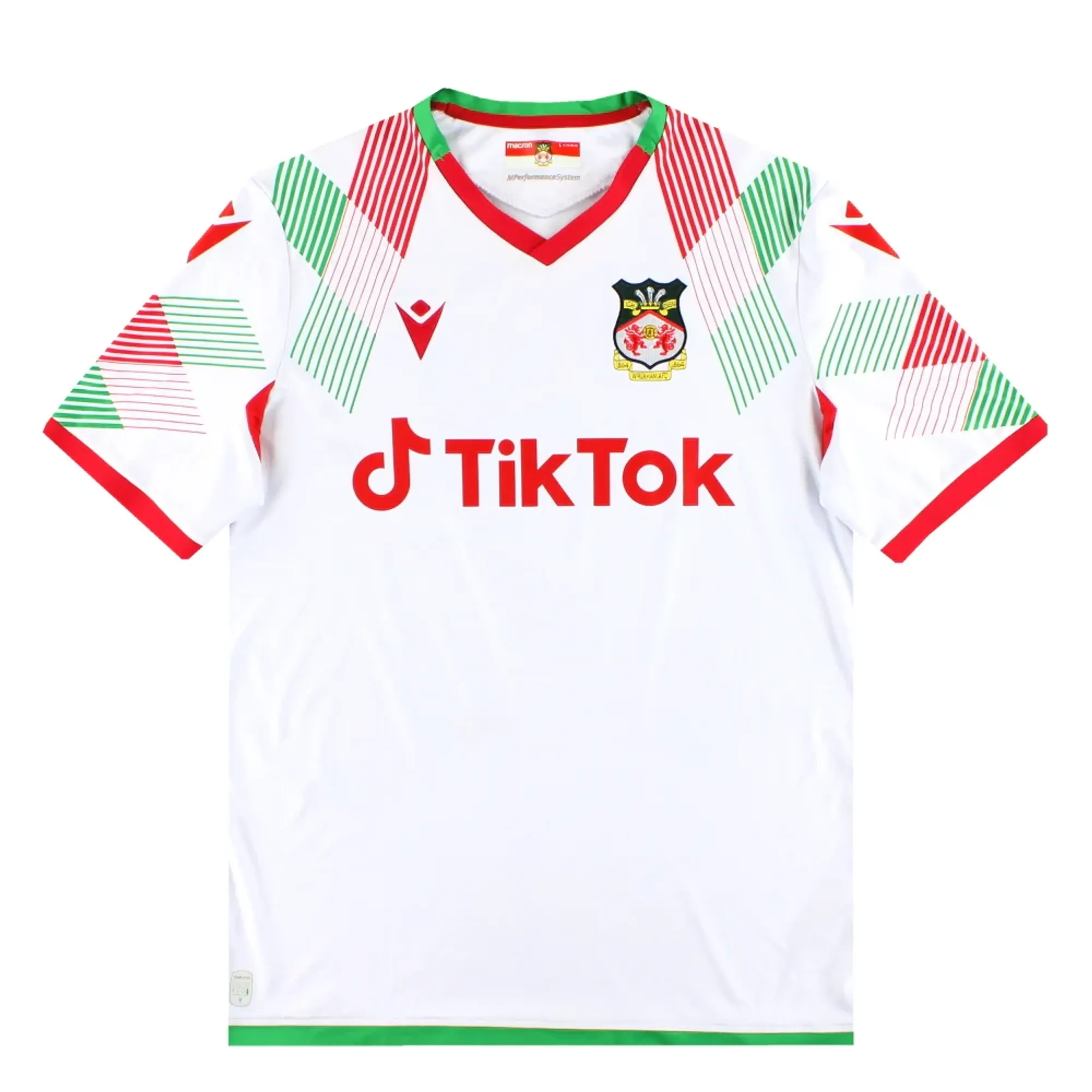 2021-23 Wrexham Macron Third Shirt L - Wrexham / Excellent 