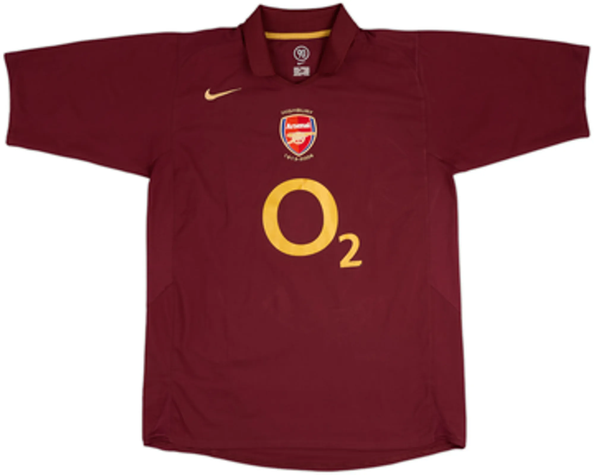 2005-06 Arsenal Home Shirt Cole #3 - 8/10 - (L)