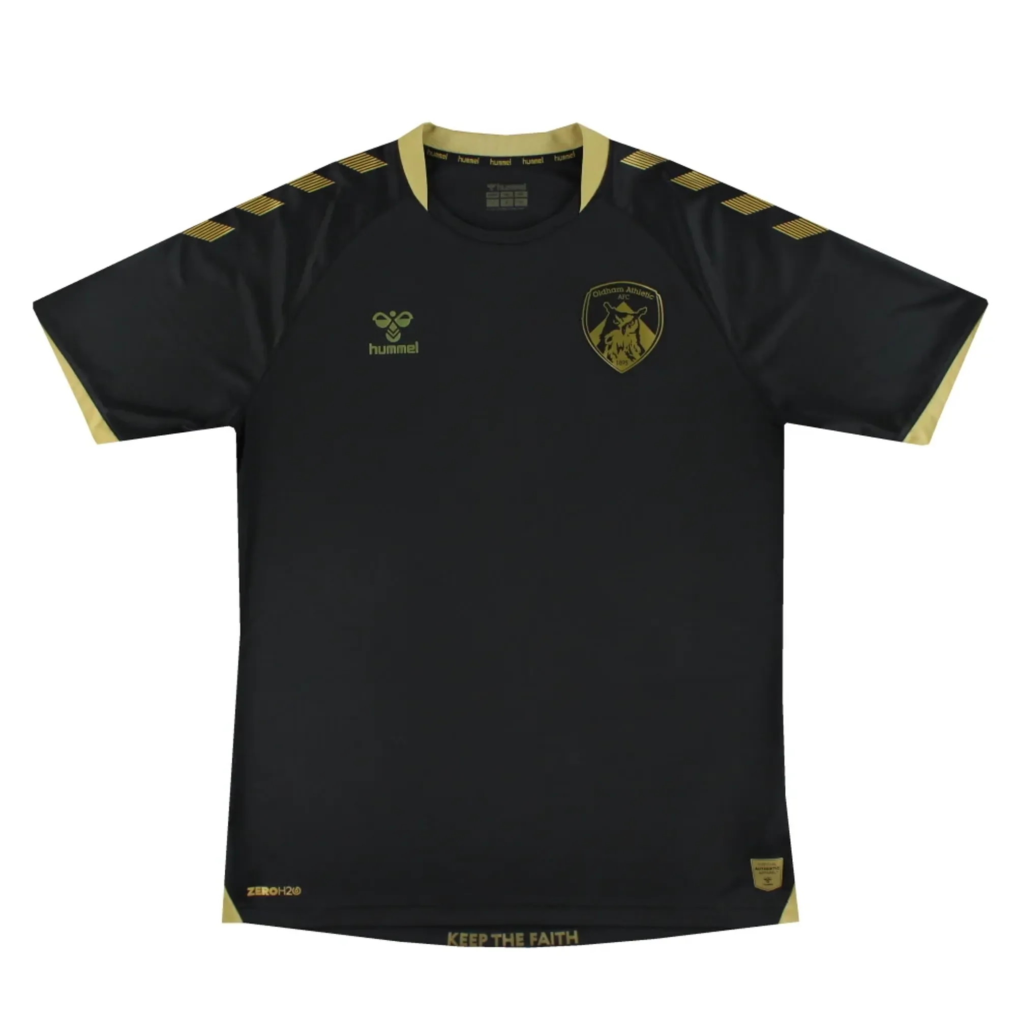2020-21 Oldham Hummel Third Shirt L - Oldham Athletic / Excellent 