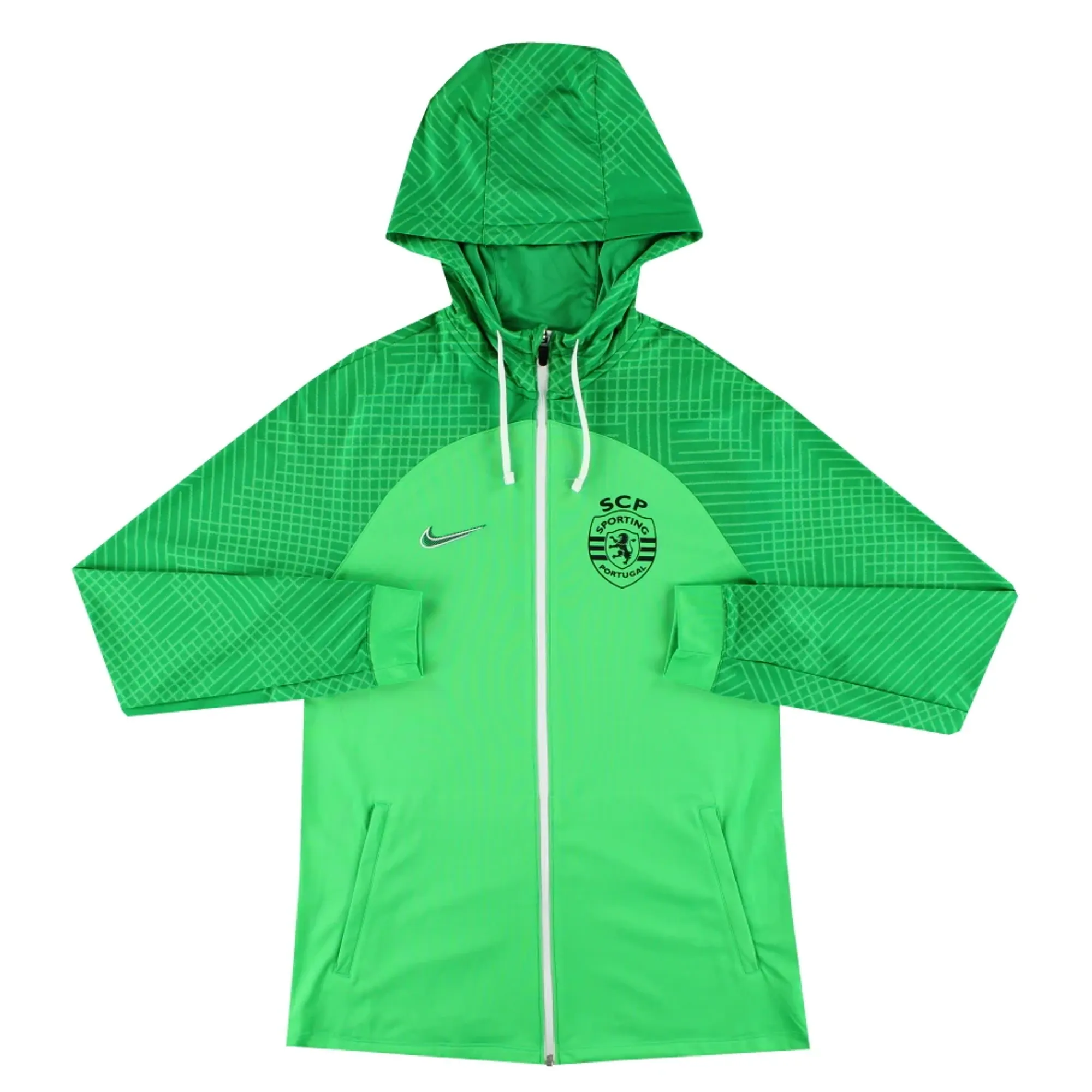 2022-23 Sporting Lisbon Nike Hooded Track Jacket *Mint* M - Sporting Lisbon / Mint 