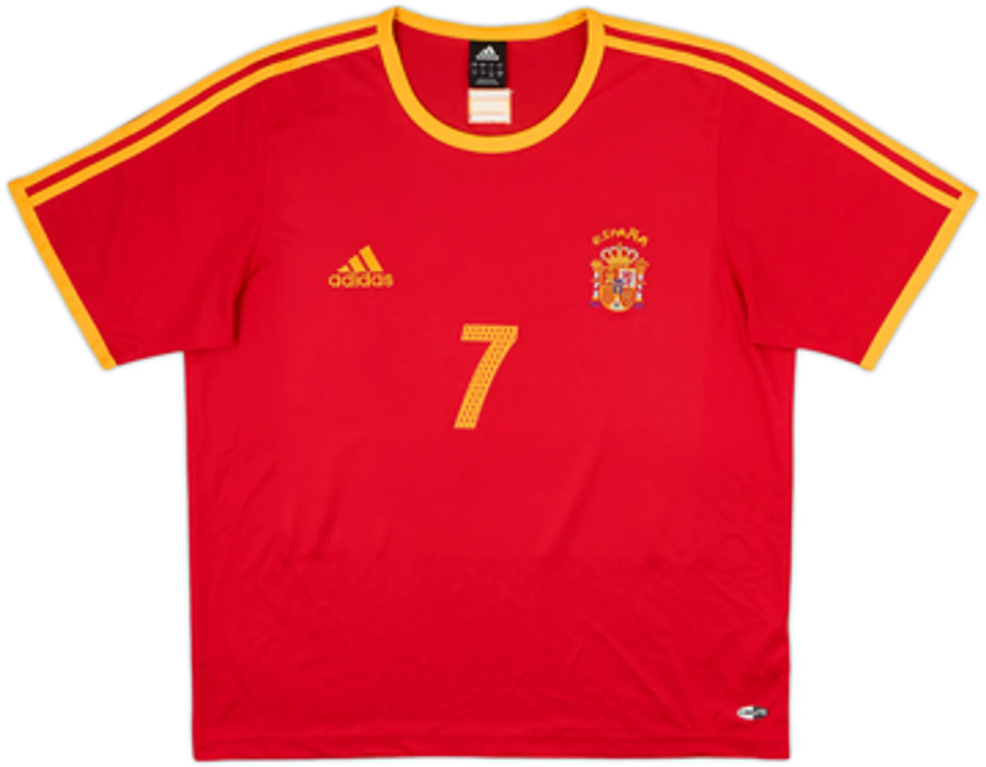 2004-06 Spain Basic Home Shirt Raul #7 - 9/10 - (L)