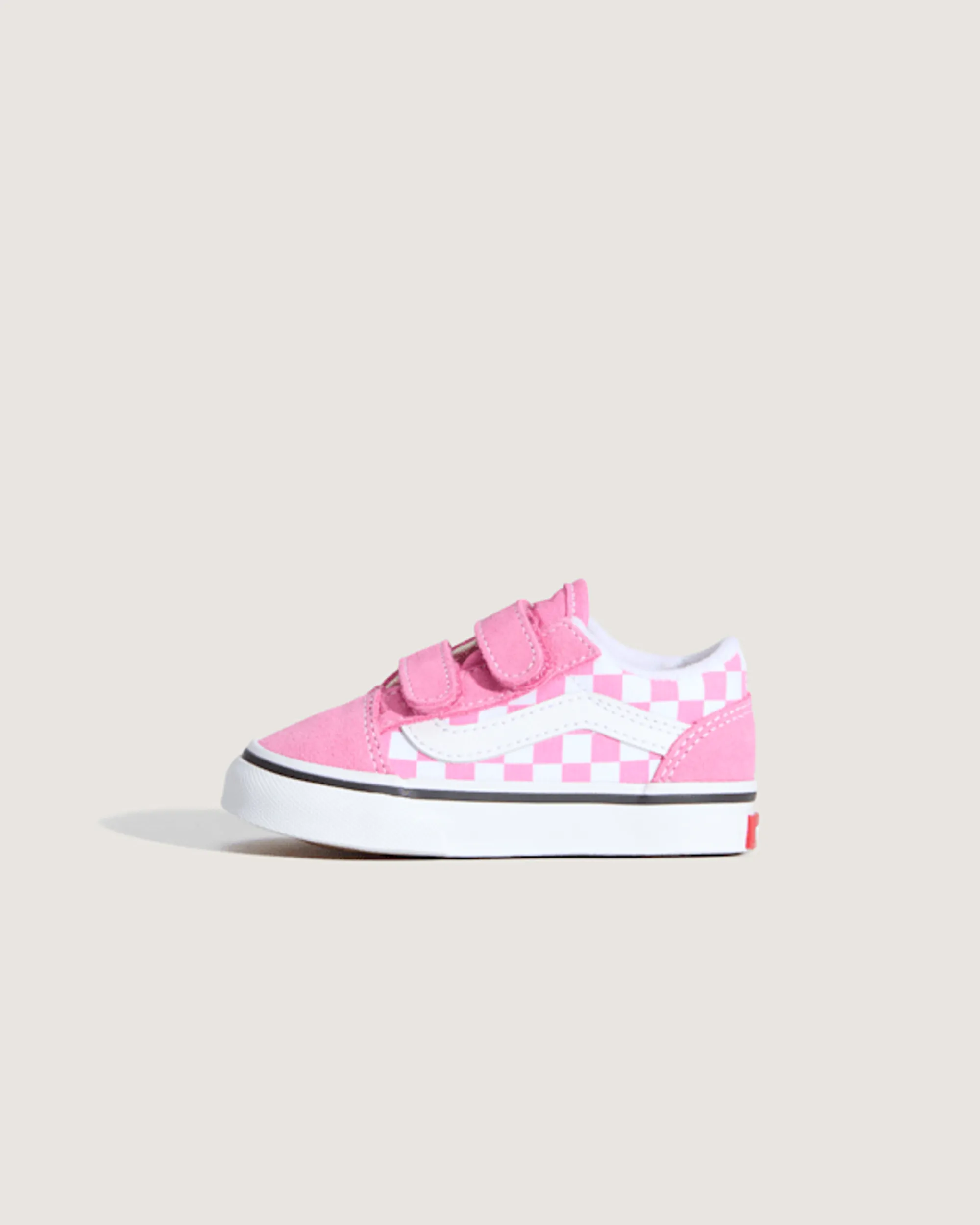 Vans - Toddler Old Skool V Checkerboard Shoes (1-4 Years), Pink