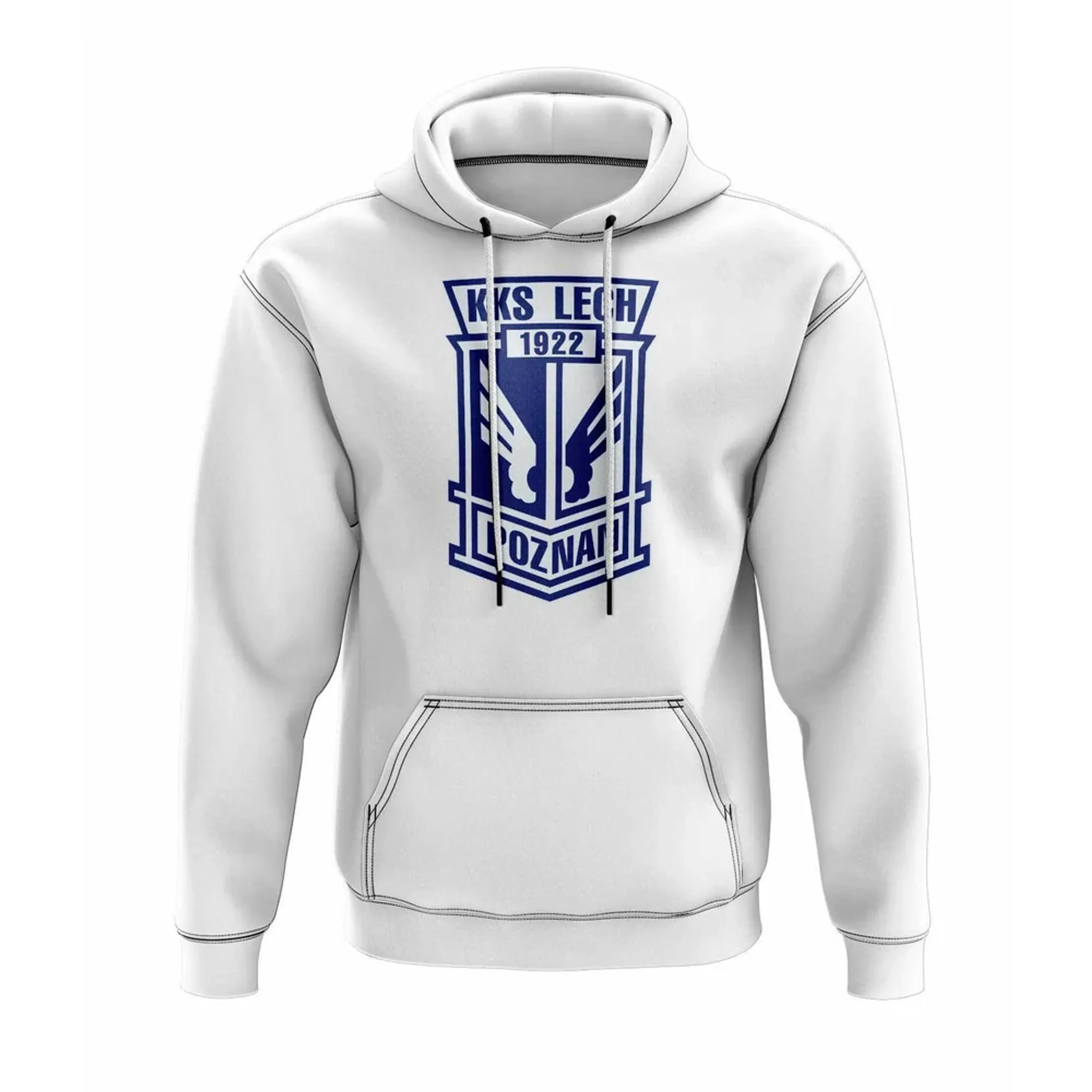 Lech Poznan Logo Hoody   (White)