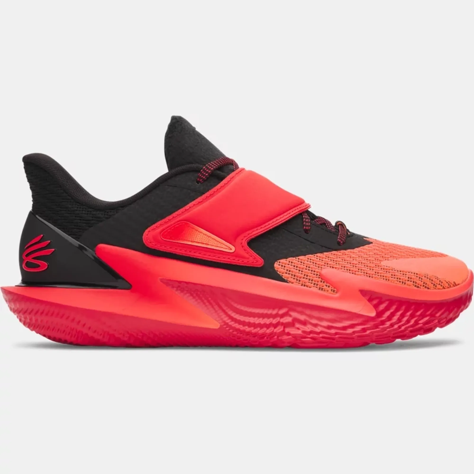 D. Fox 2 'At The Buzzer' Unisex Basketball Shoes Black / Electric Tangerine / Racer Red 9.5