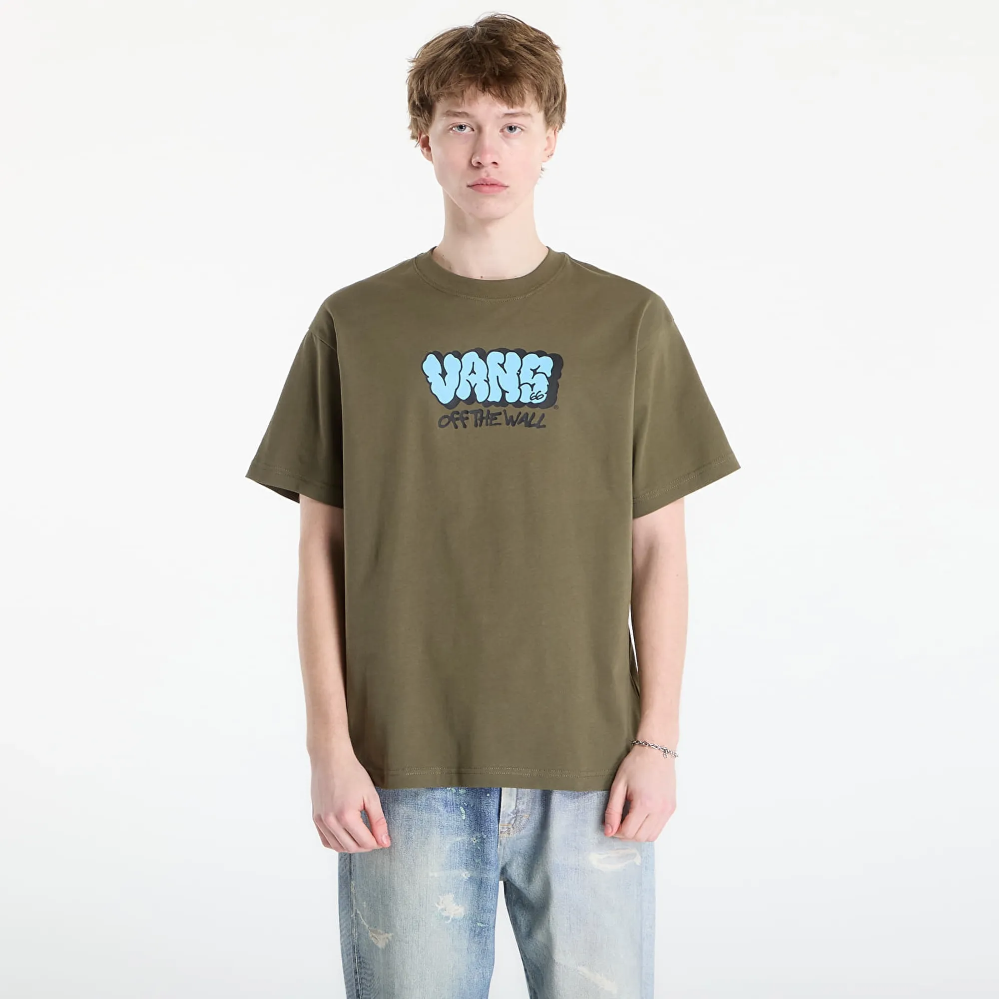 T-Shirt Vans Vans Graff Loose Ss Tee Mossy Olive M