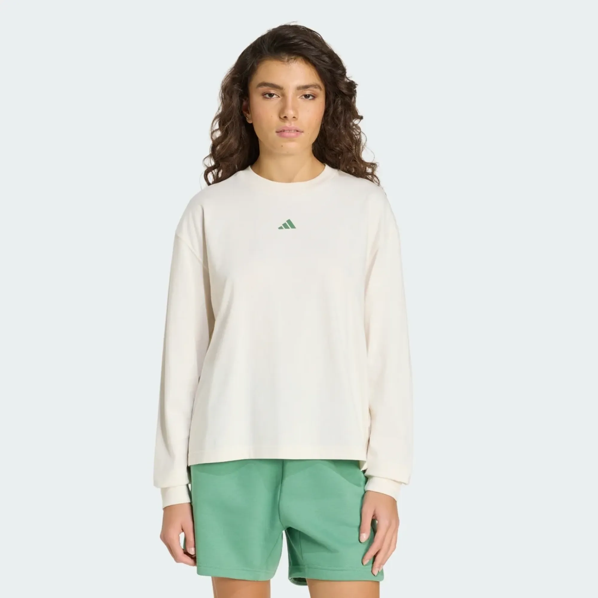 adidas 3 STRIPES STUDIO BOYFRIEND Long-Sleeve Top Long-Sleeve Top