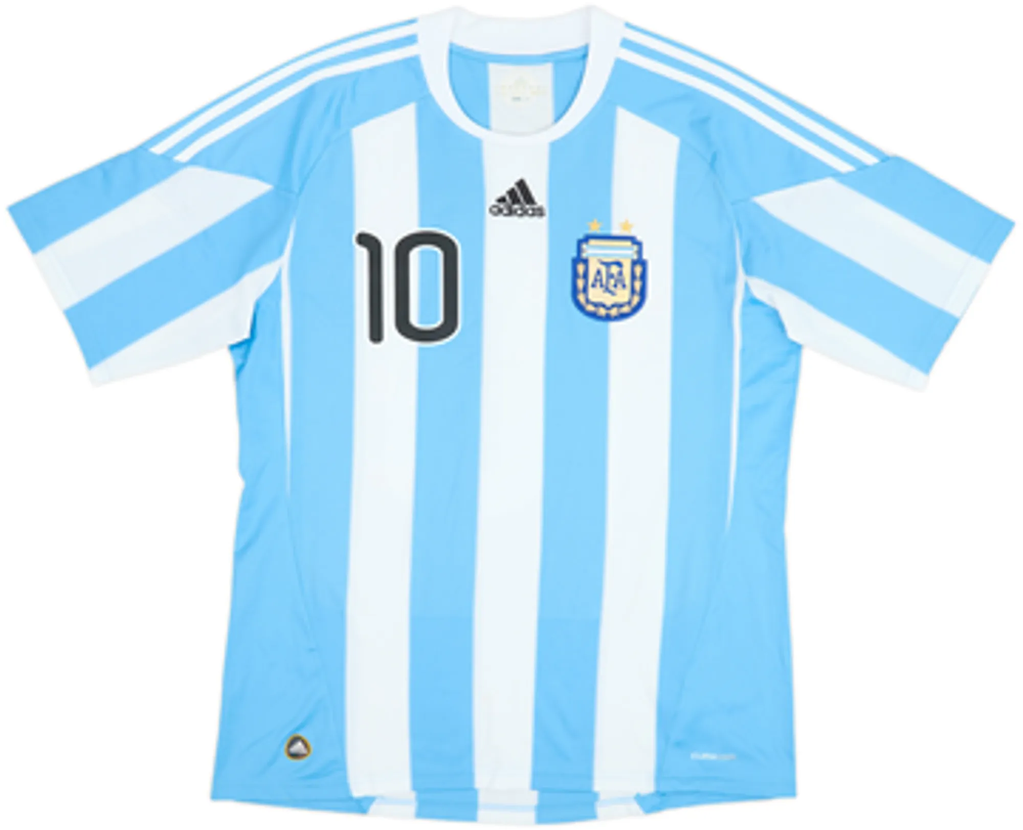 2010-11 Argentina Home Shirt Messi #10 - 5/10 - (L)