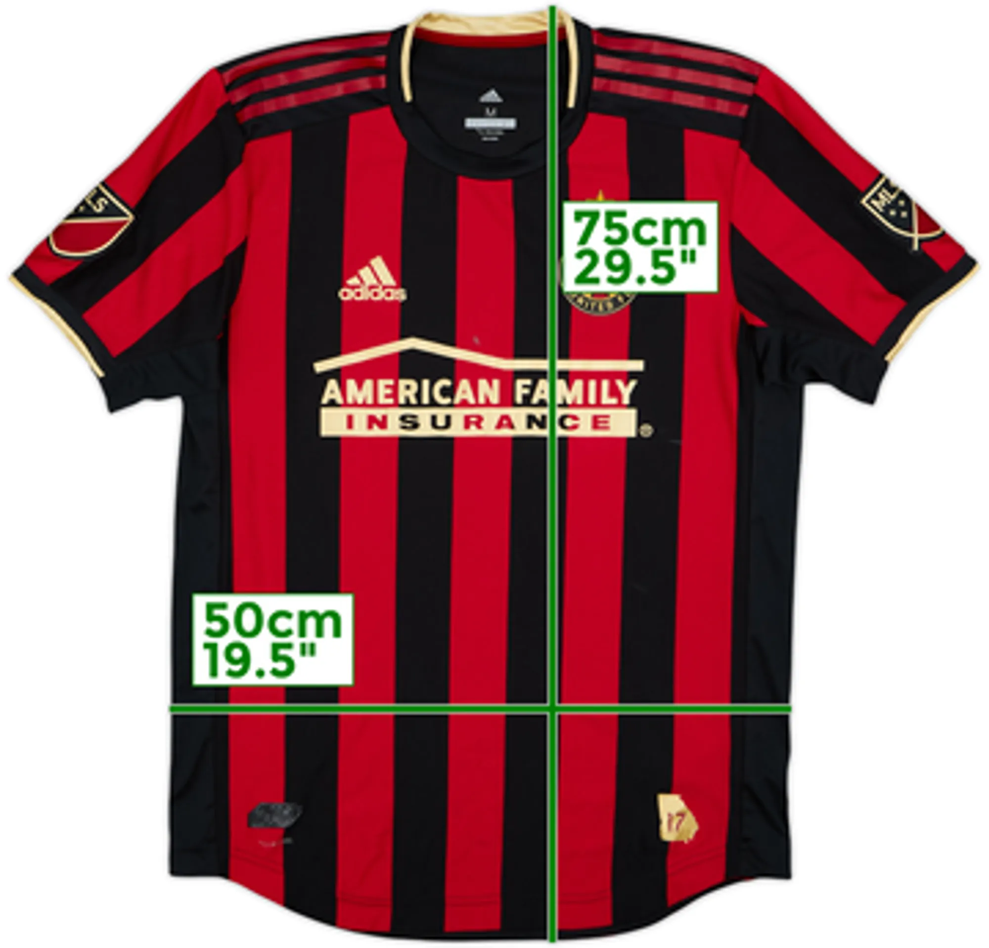 2019-20 Atlanta United Authentic Home Shirt - 7/10 - (M)