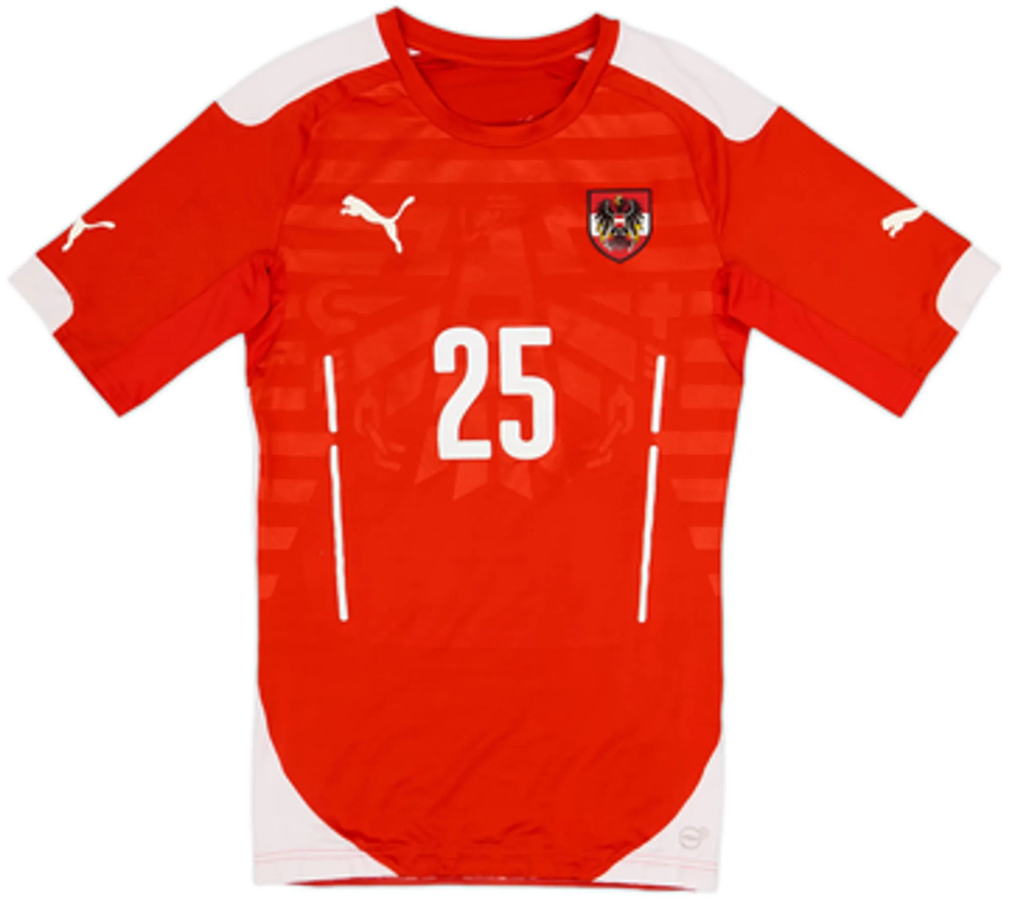2014-16 Austria Player Issue Home Shirt Ivanschitz #25 - 6/10 - (M)