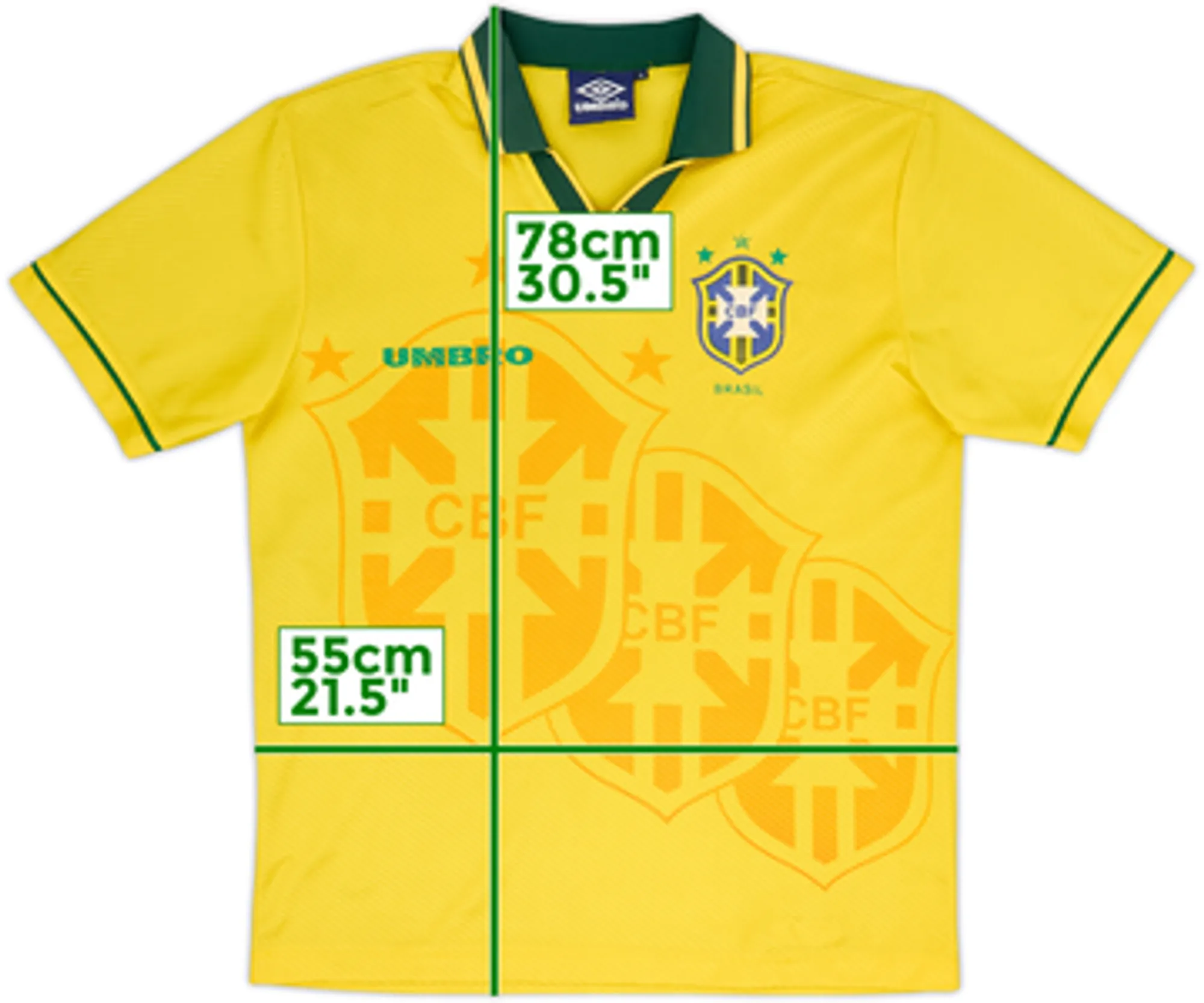 1994 Brazil Home Shirt - 8/10 - (L)