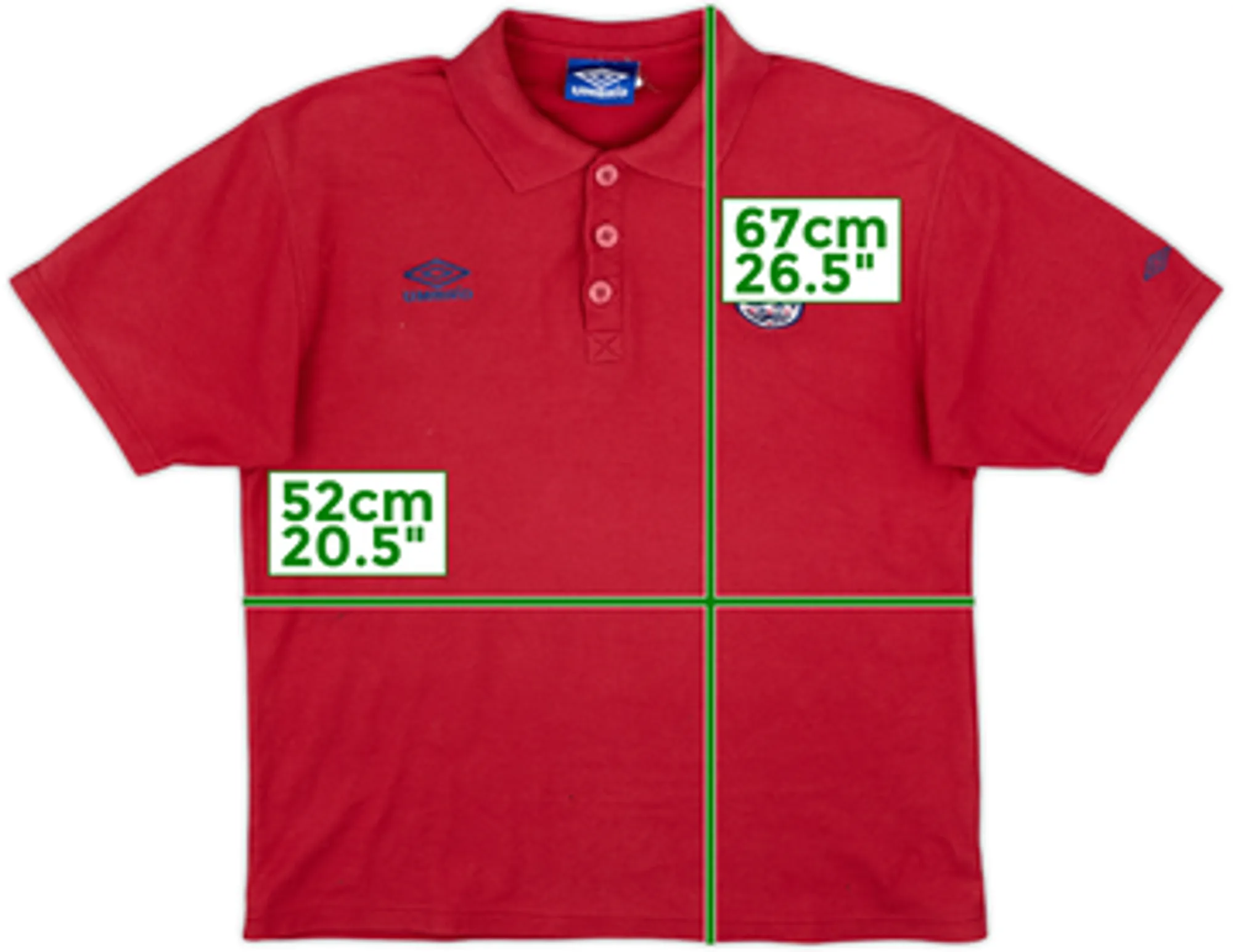 1999-00 England Umbro Polo Shirt - 6/10 - (L)